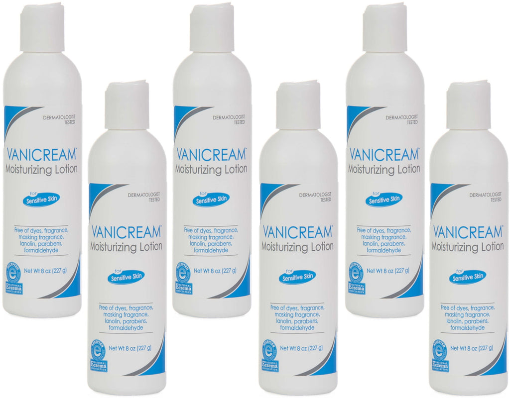 6 Pack - Vanicre am Moistu rizing Loti on 8 oz Each