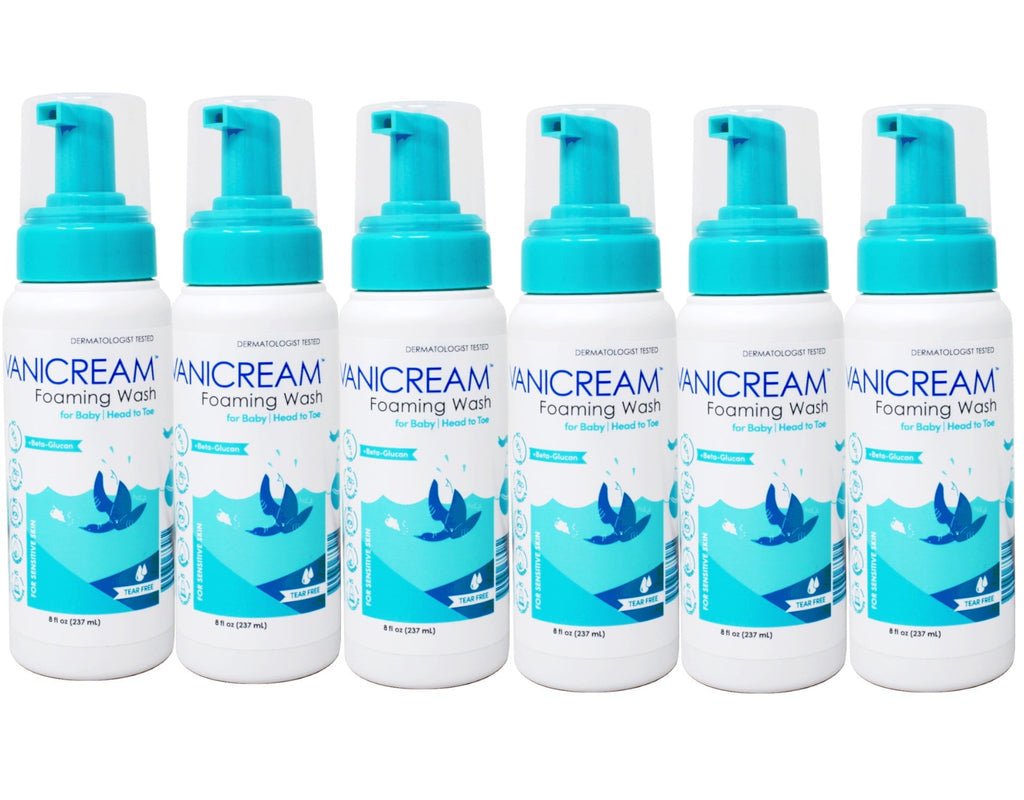 6 Pack - Vanicream Foaming Wash for Baby - 8oz - Formulated Without Common Irritants for Those with Sensitive Skin