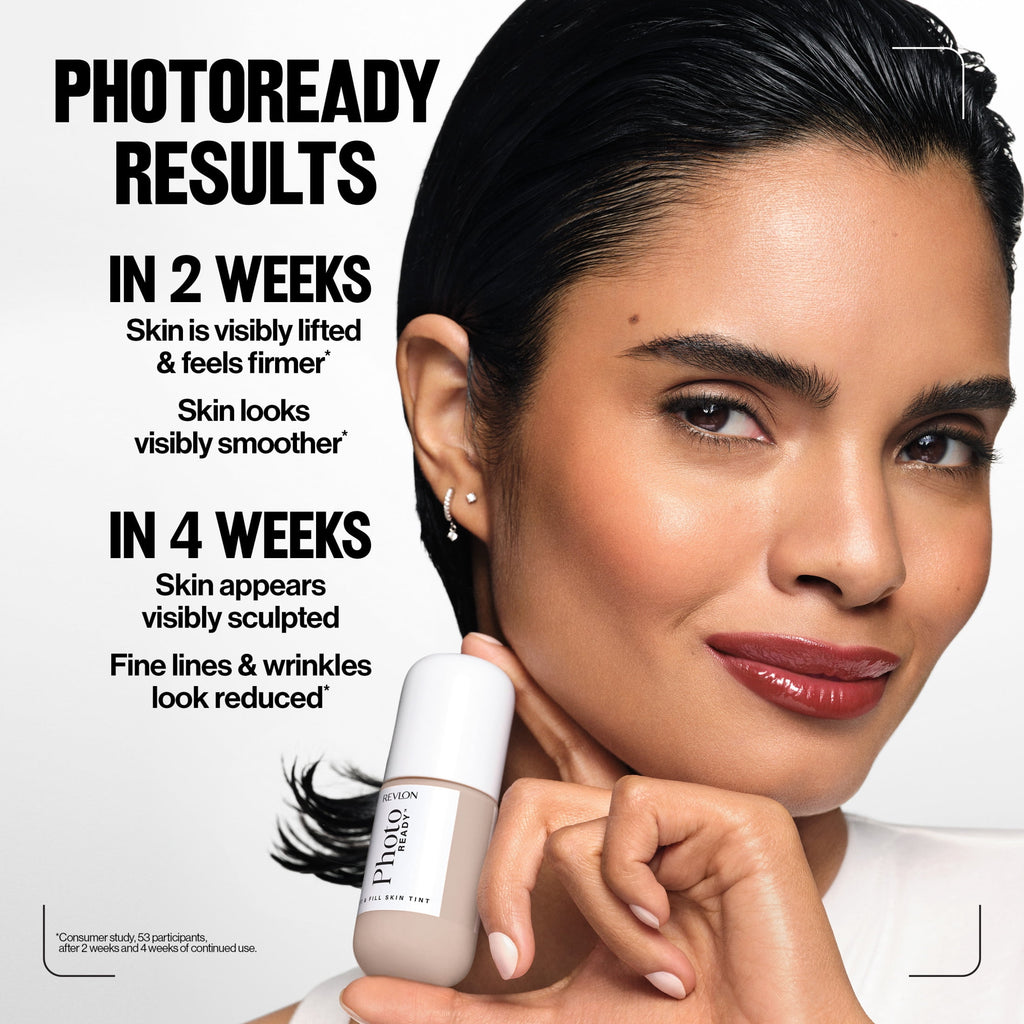 Revlon PhotoReady Lift + Fill Skin Tint, Multi-Use Glow Face Makeup, 100, 1 fl oz