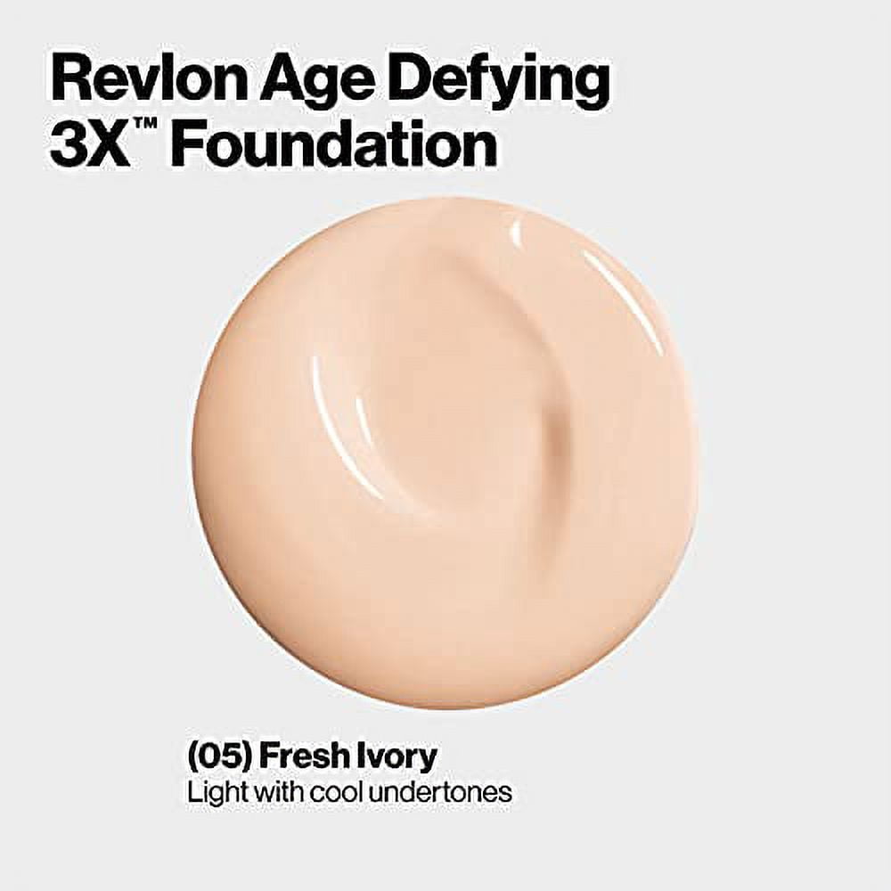 Revlon Age Defying Firming and Lifting Makeup, Fresh Ivory, 1 Count