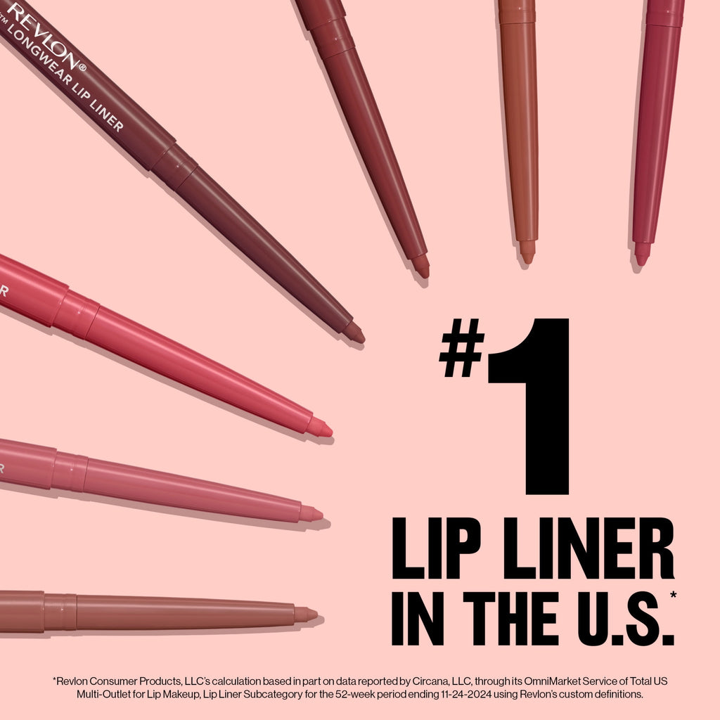 (3 pack) Revlon ColorStay Longwear Lip Liner Pencil, 630 Nude, 0.01 oz