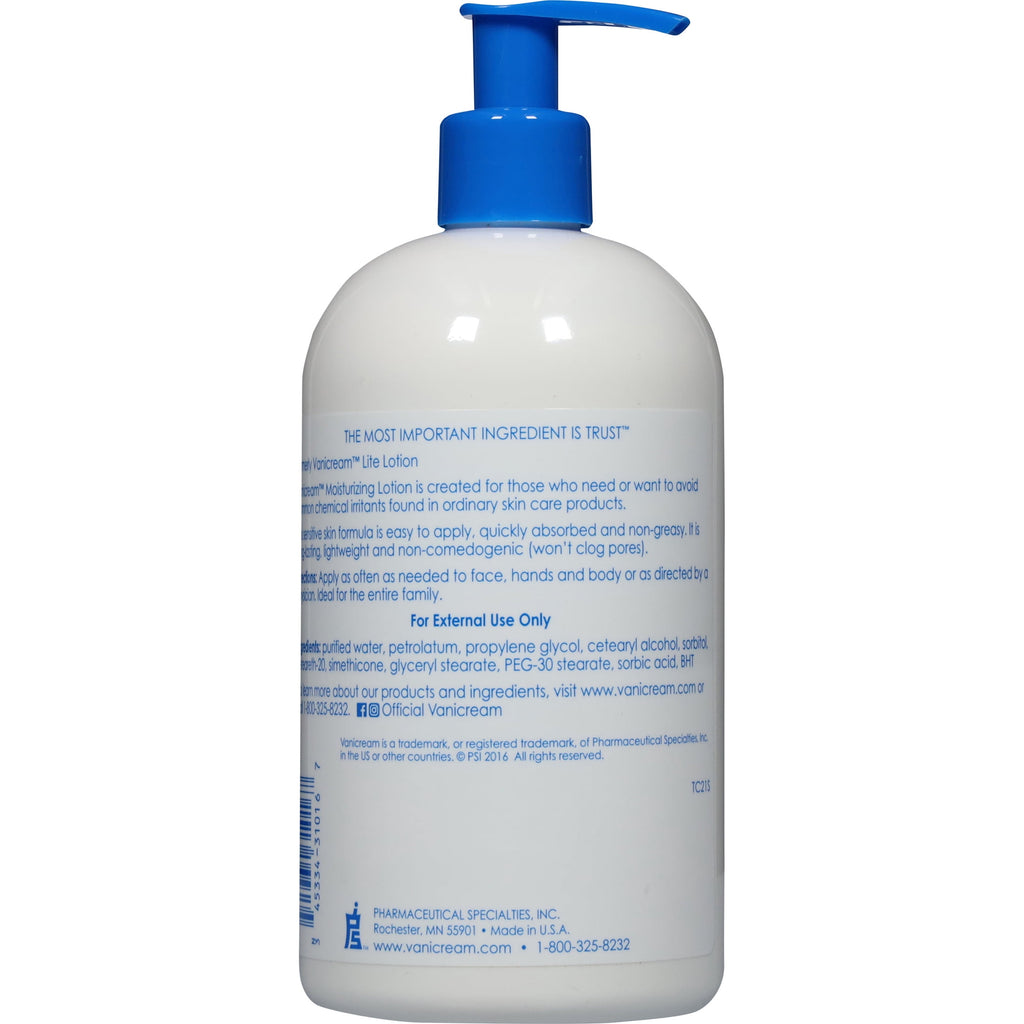 Vanicream Moisturizing Lotion Pump 16 oz