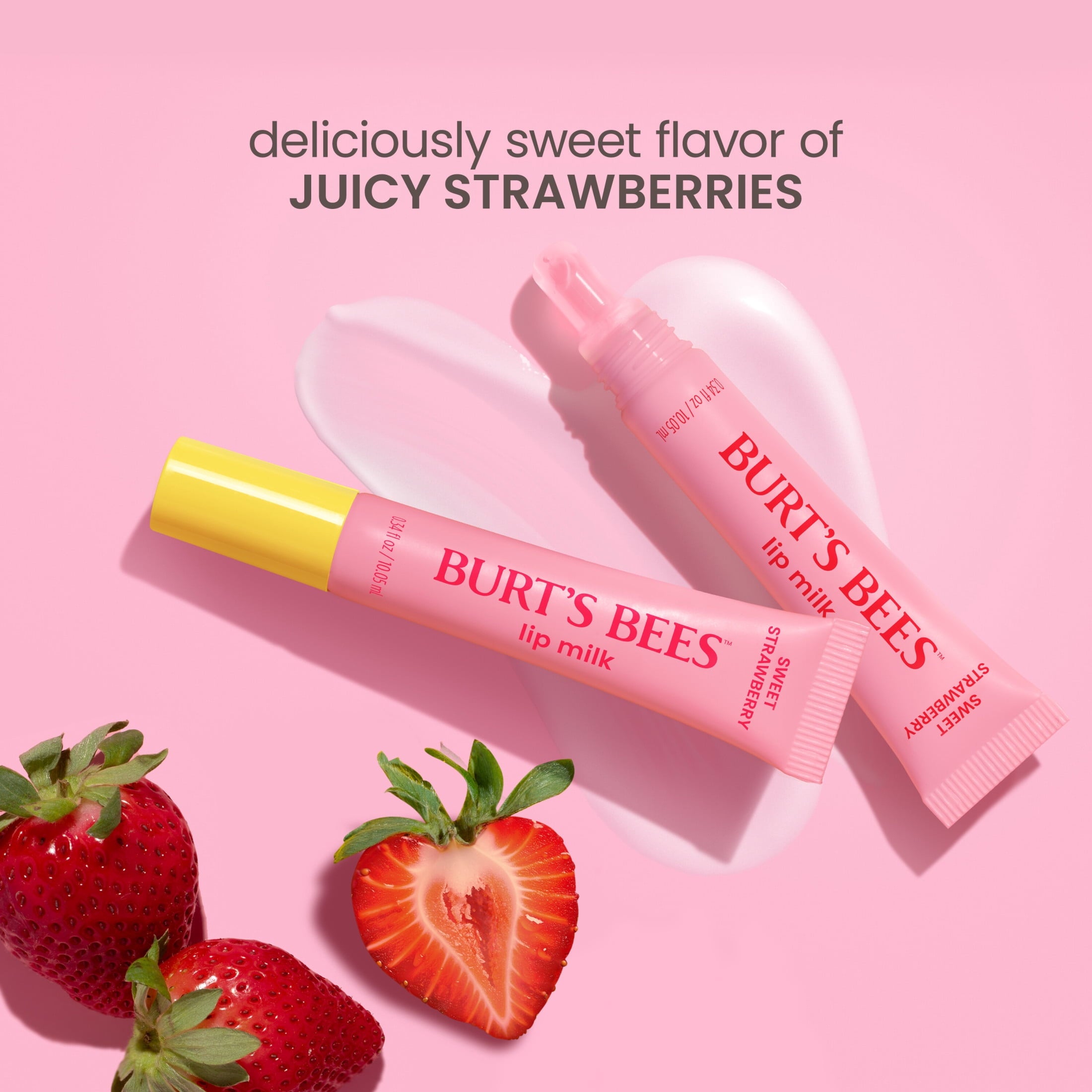 Burt's Bees Lip Milk Lip Serum, Sweet Strawberry