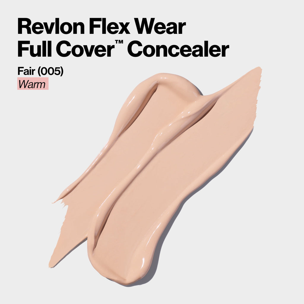 Revlon ColorStay Flex Wear Concealer, Full Coverage, 24HR Wear, 005 Fair, 0.34 fl oz