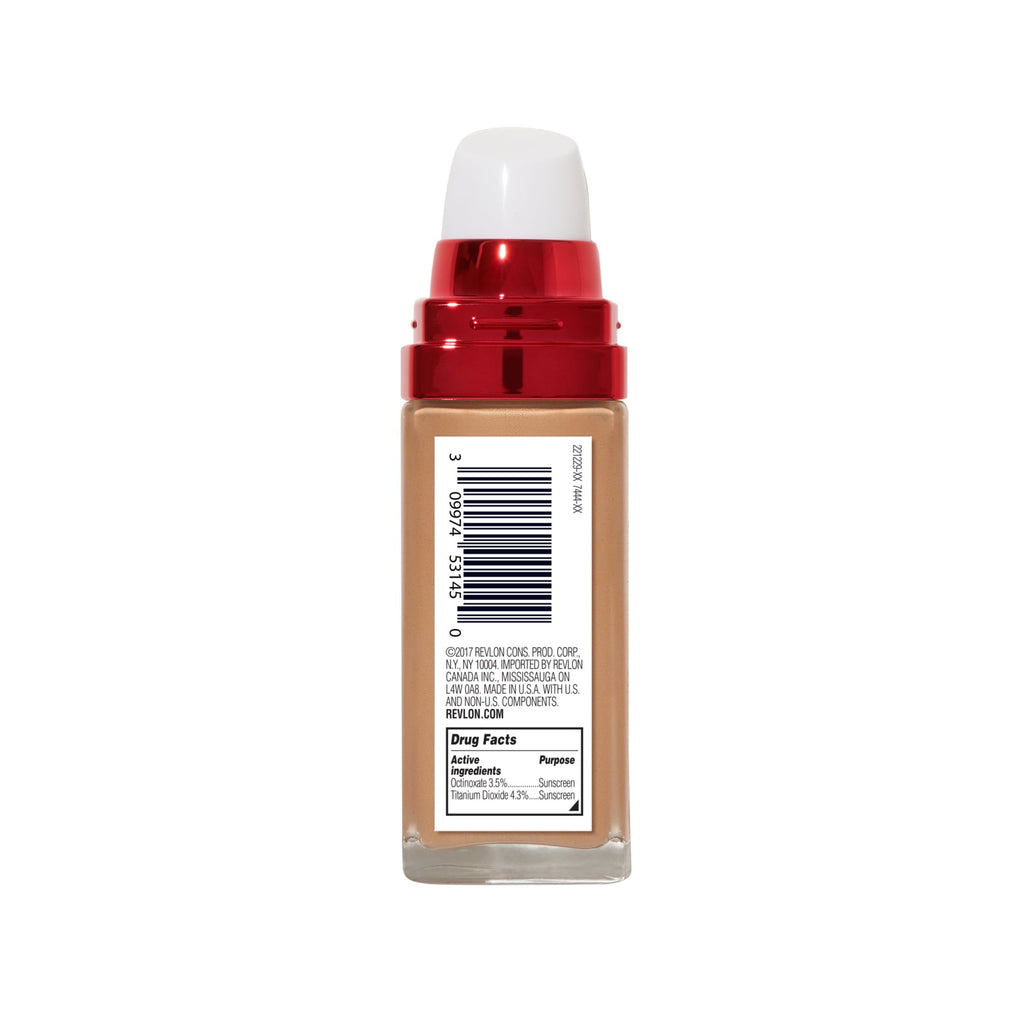 Revlon Age Defying 3X Cream Foundation Makeup, SPF 20, 045 Warm Beige, 1 fl oz