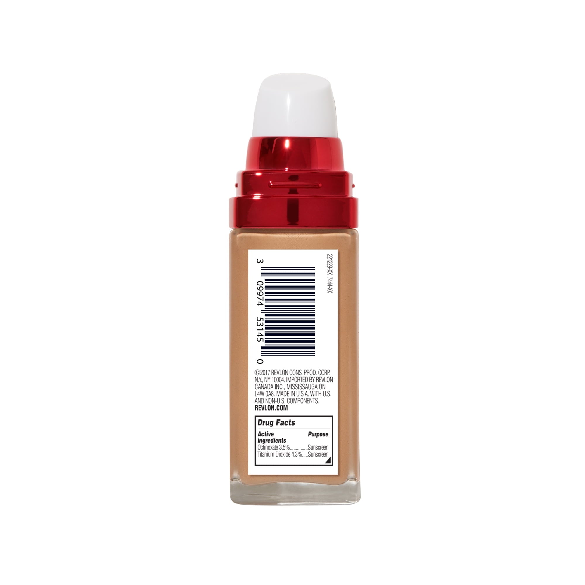 Revlon Age Defying 3X Cream Foundation Makeup, SPF 20, 045 Warm Beige, 1 fl oz