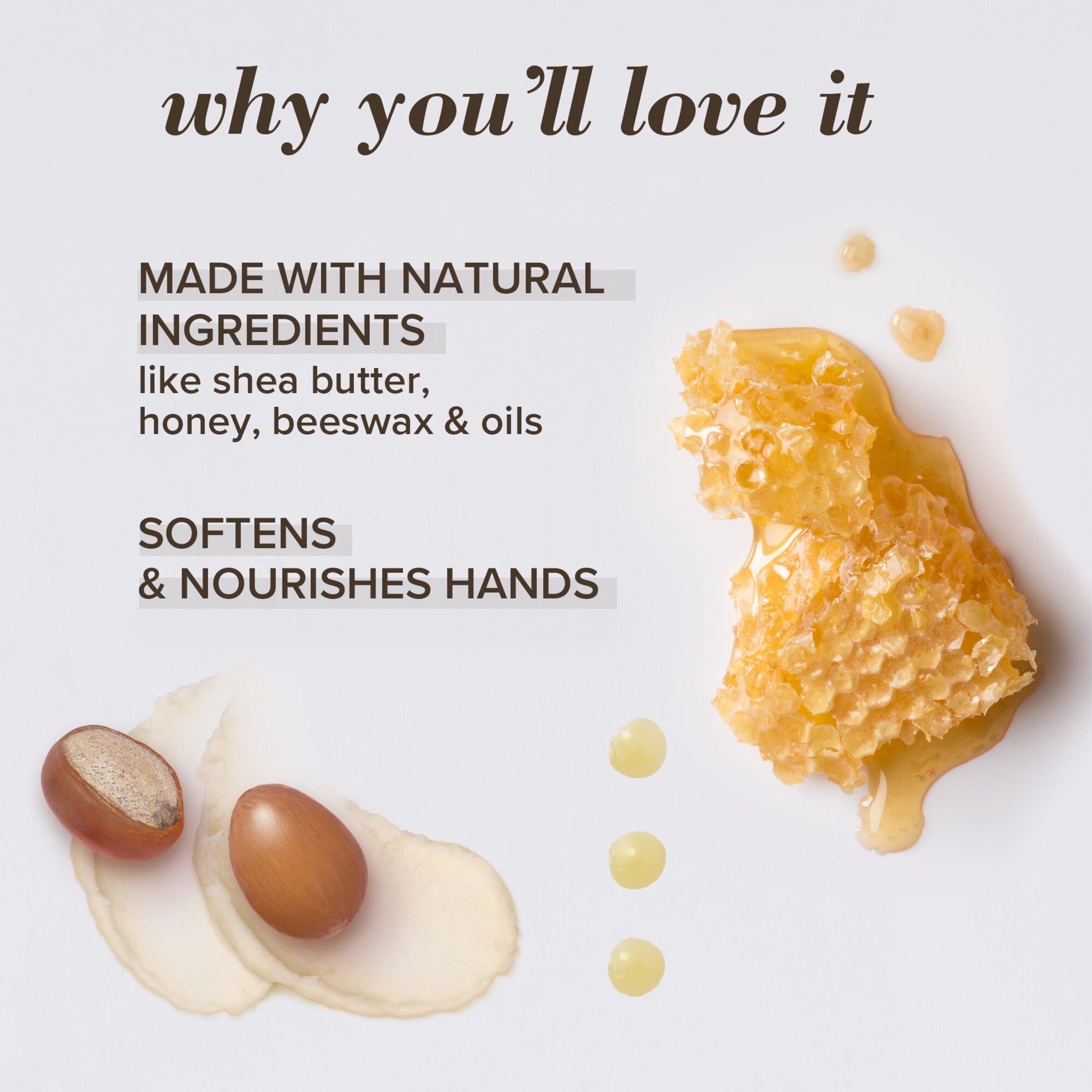 Burt's Bees Almond and Milk Hand Cream for Dry Skin, 2 Oz