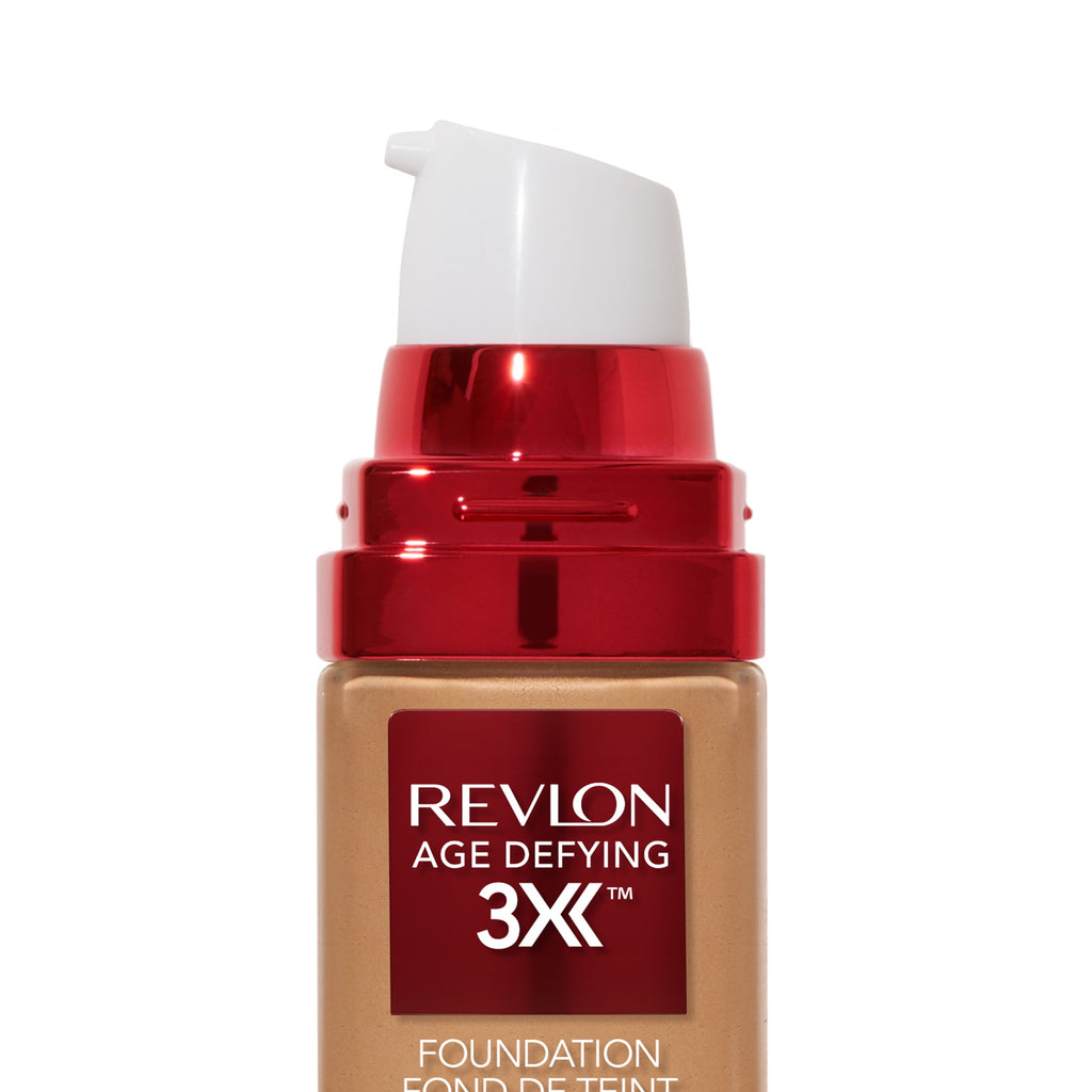 Revlon Age Defying 3X Cream Foundation Makeup, SPF 20, Cool Beige, 1 fl oz
