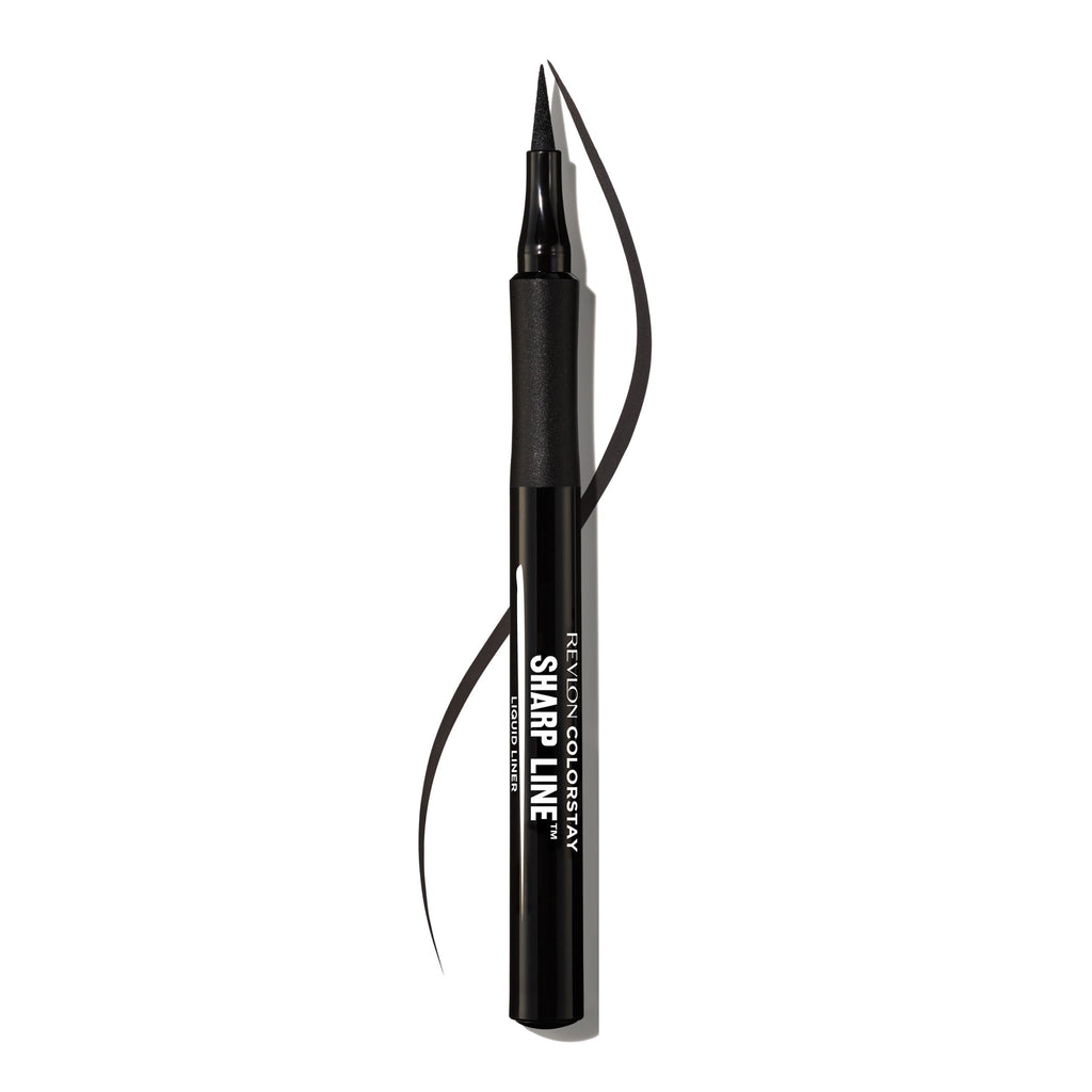Revlon ColorStay Sharp Line Waterproof Liquid Eyeliner, Blackest Black, 0.04 fl oz