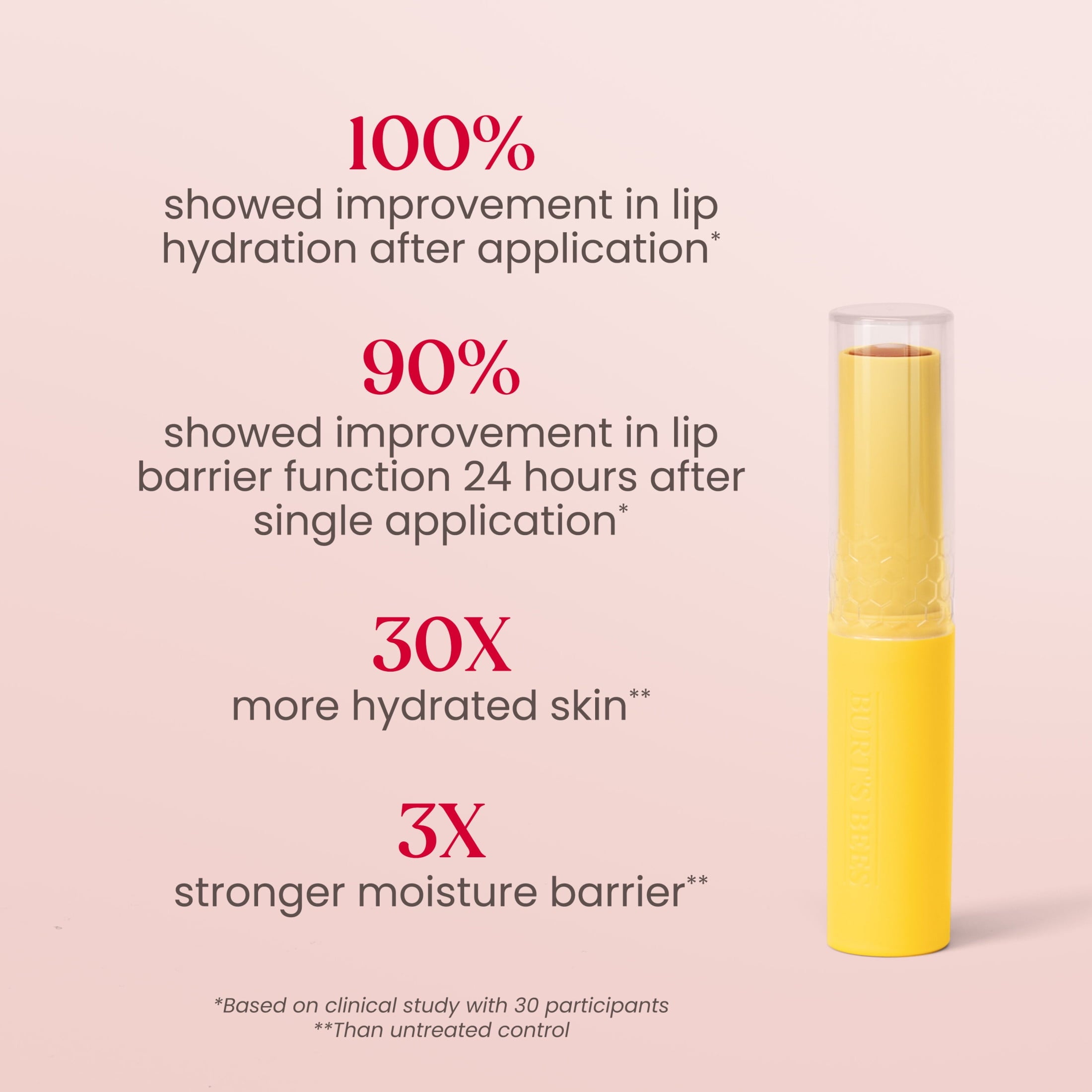 Burt's Bees Rose Knows Tinted Boosted Lip Balm, Natural Origin Lip Care, Moisturizing Lip Balm for Dry Lips, 1 Tube, 0.16 oz.