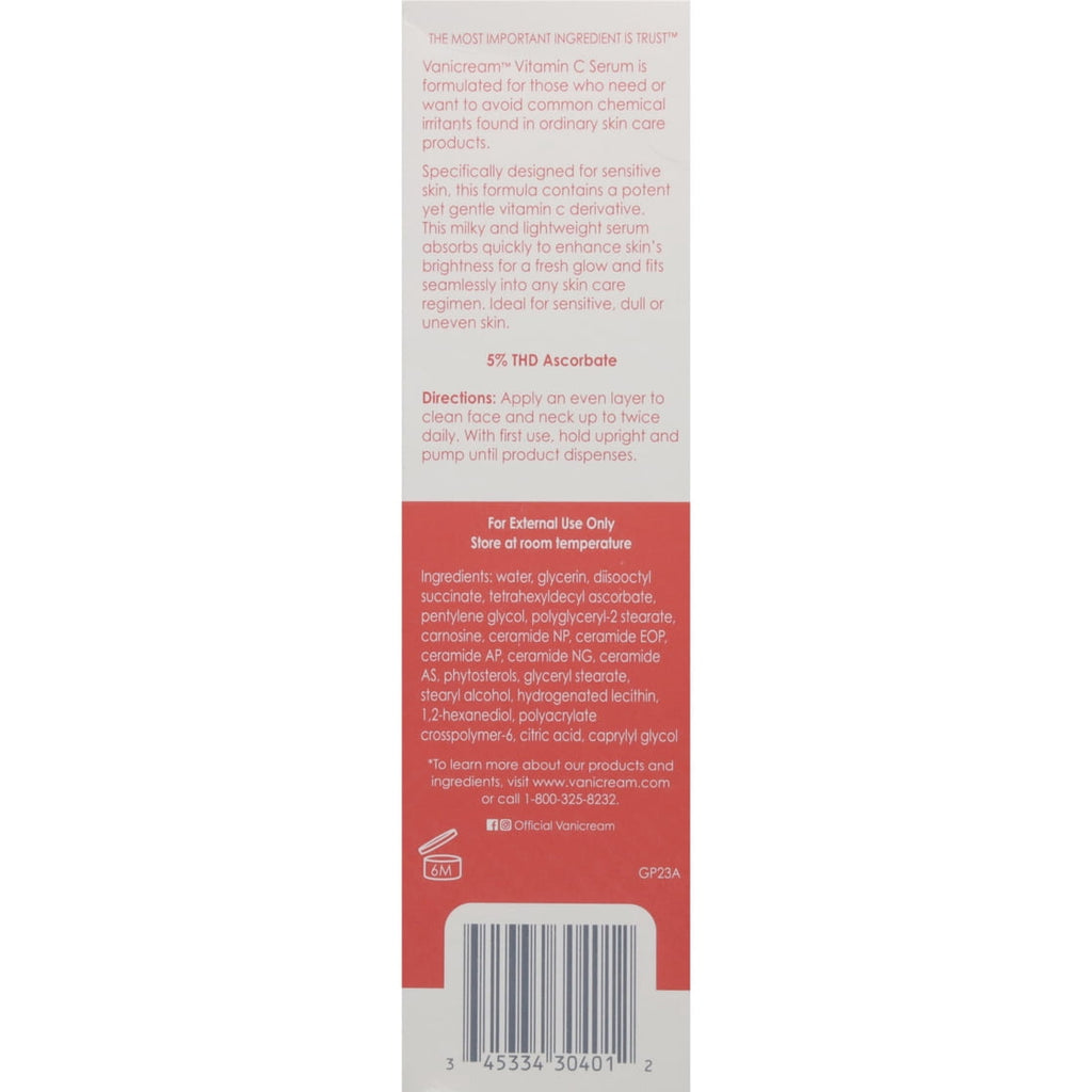 Vanicream Vitamin C Serum 1.2 oz