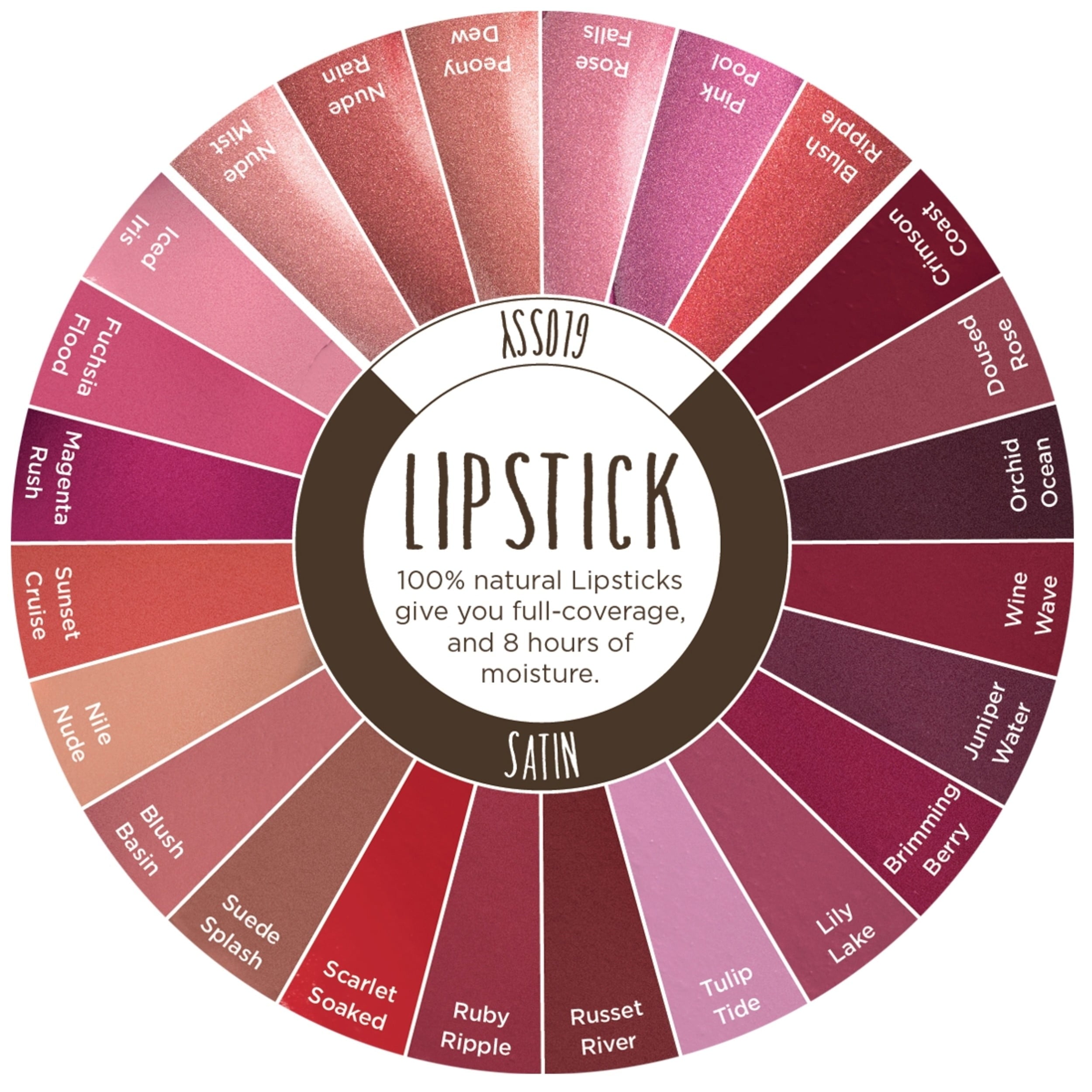 Burts Bees 100% Natural Moisturizing Lipstick, Crimson Coast - 1 Tube