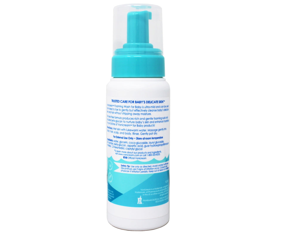 3 Pack - Vanicream Foaming Wash for Baby - 8oz - Formulated Without Common Irritants for Those with Sensitive Skin