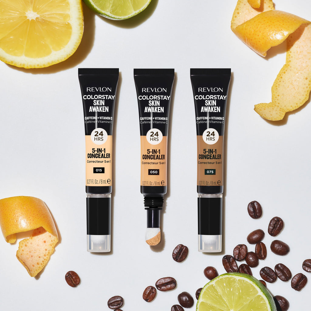 Revlon ColorStay Skin Awaken Cream Concealer Makeup, Longwear, 080 Coffee, 0.27 fl oz