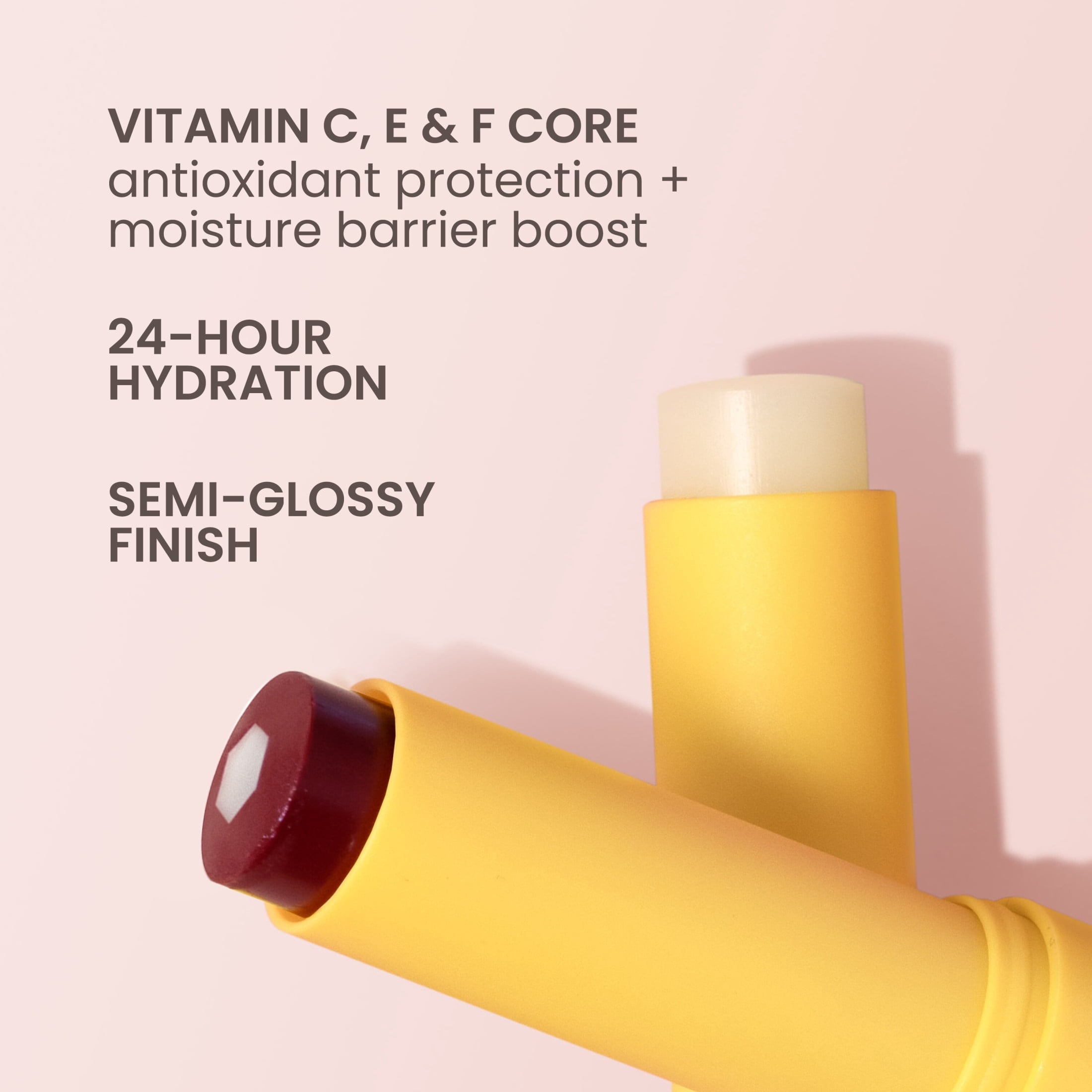 Burts Bees Boosted Tinted Lip Balm Variety Pack, Misty Mauve and Sheer Plus, 2 Pack, 0.16 oz