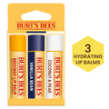 Burt's Bees Beeswax, Vanilla Bean, and Coconut and Pear Lip Balm Pack, Natural Origin Lip Care, 3 Pack