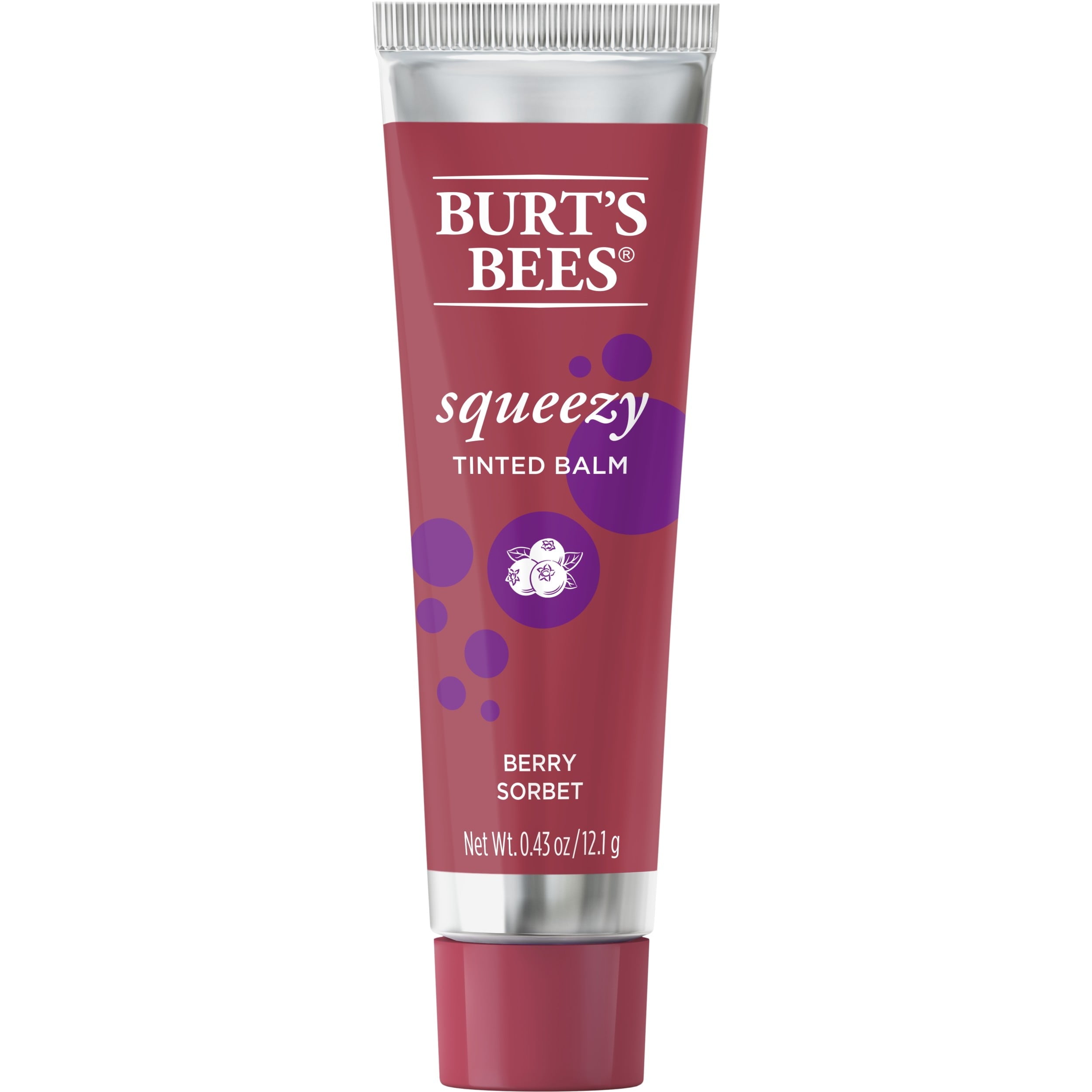 Burt's Bees Tinted Squeeze Wax Berry Sorbet Peggable 36/0.43oz