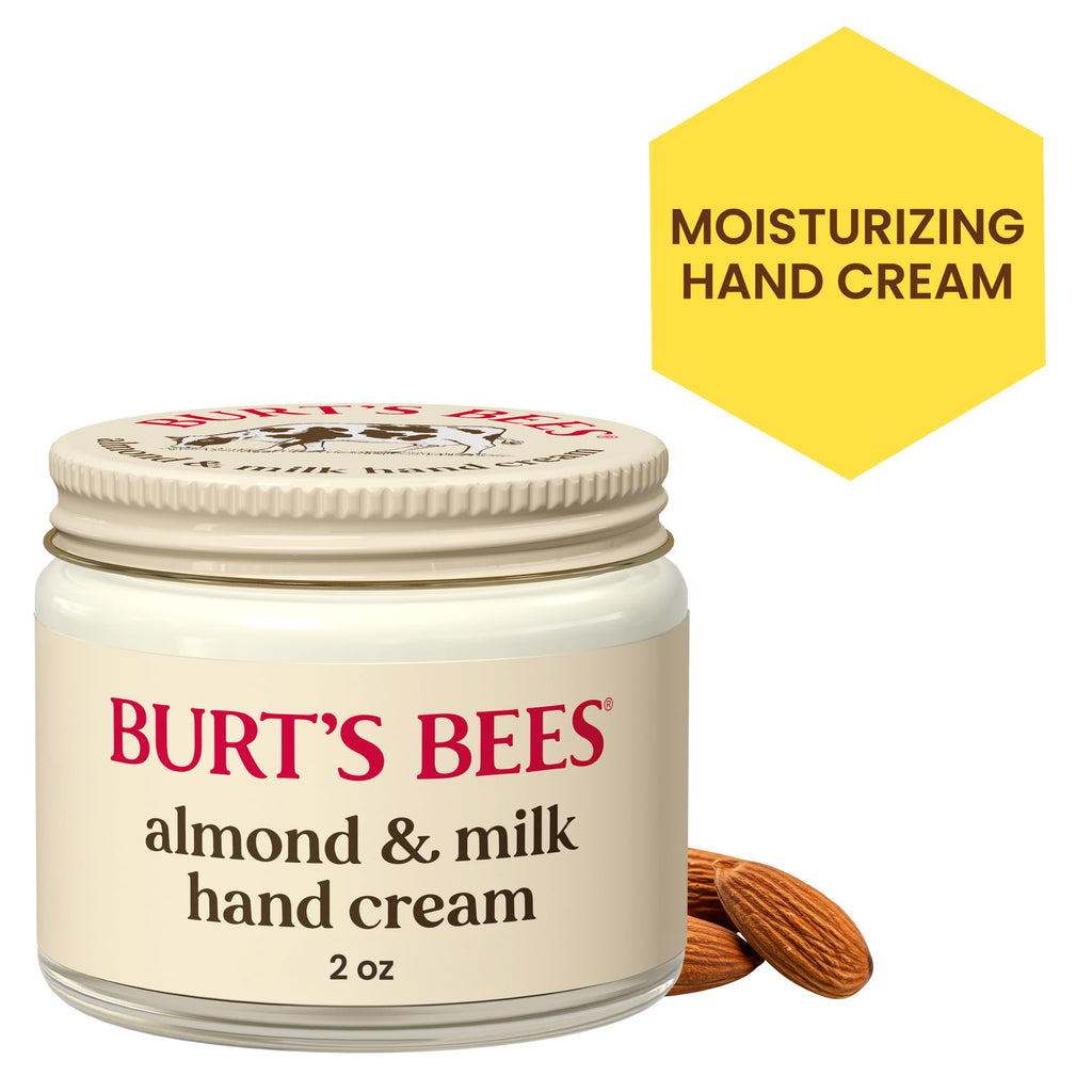 Burt's Bees Almond and Milk Hand Cream for Dry Skin, 2 Oz