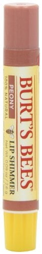 Burt's Bees Lip Shimmer, Peony, 0.09 Ounce Tube