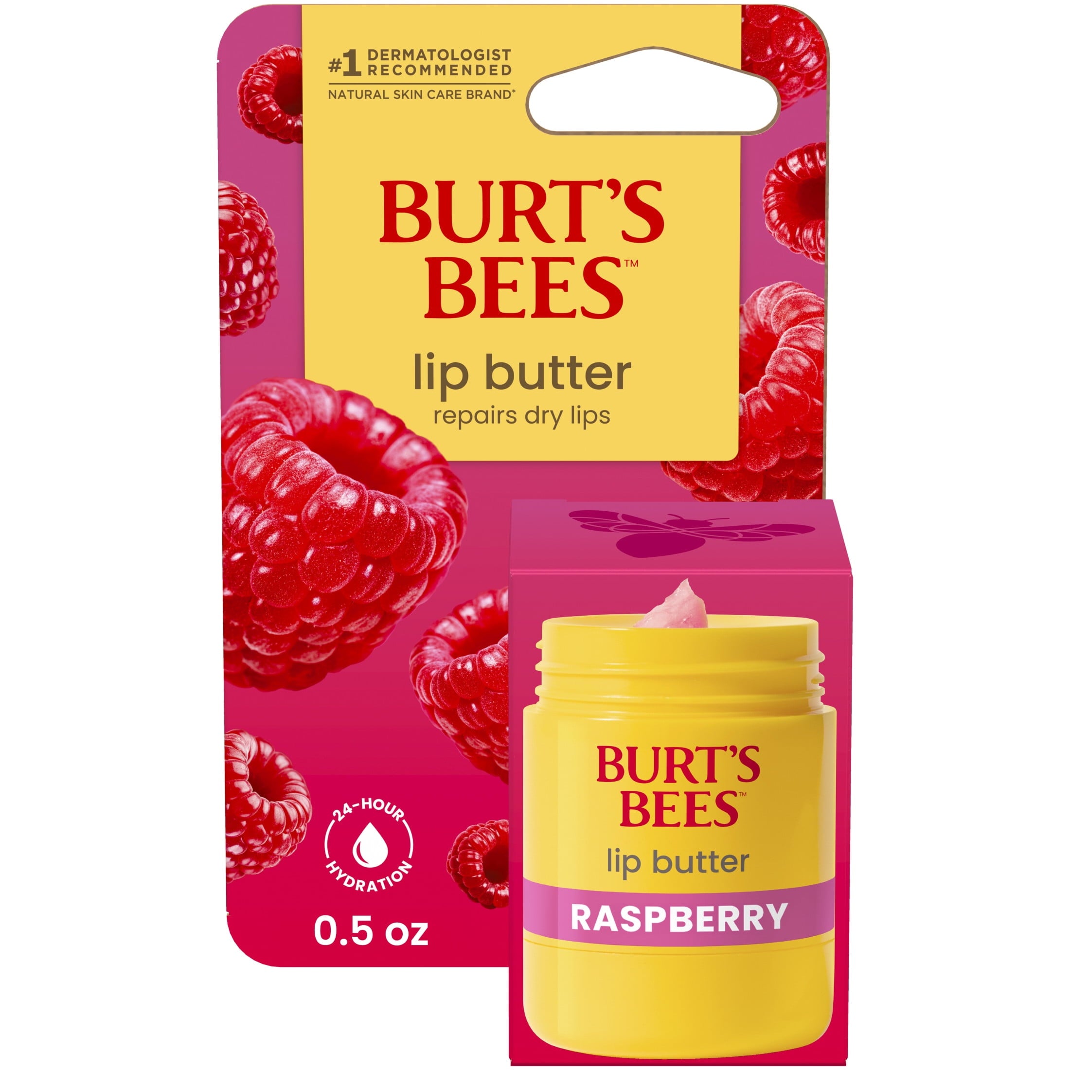 Burt's Bees Lip Butter Balm, Raspberry