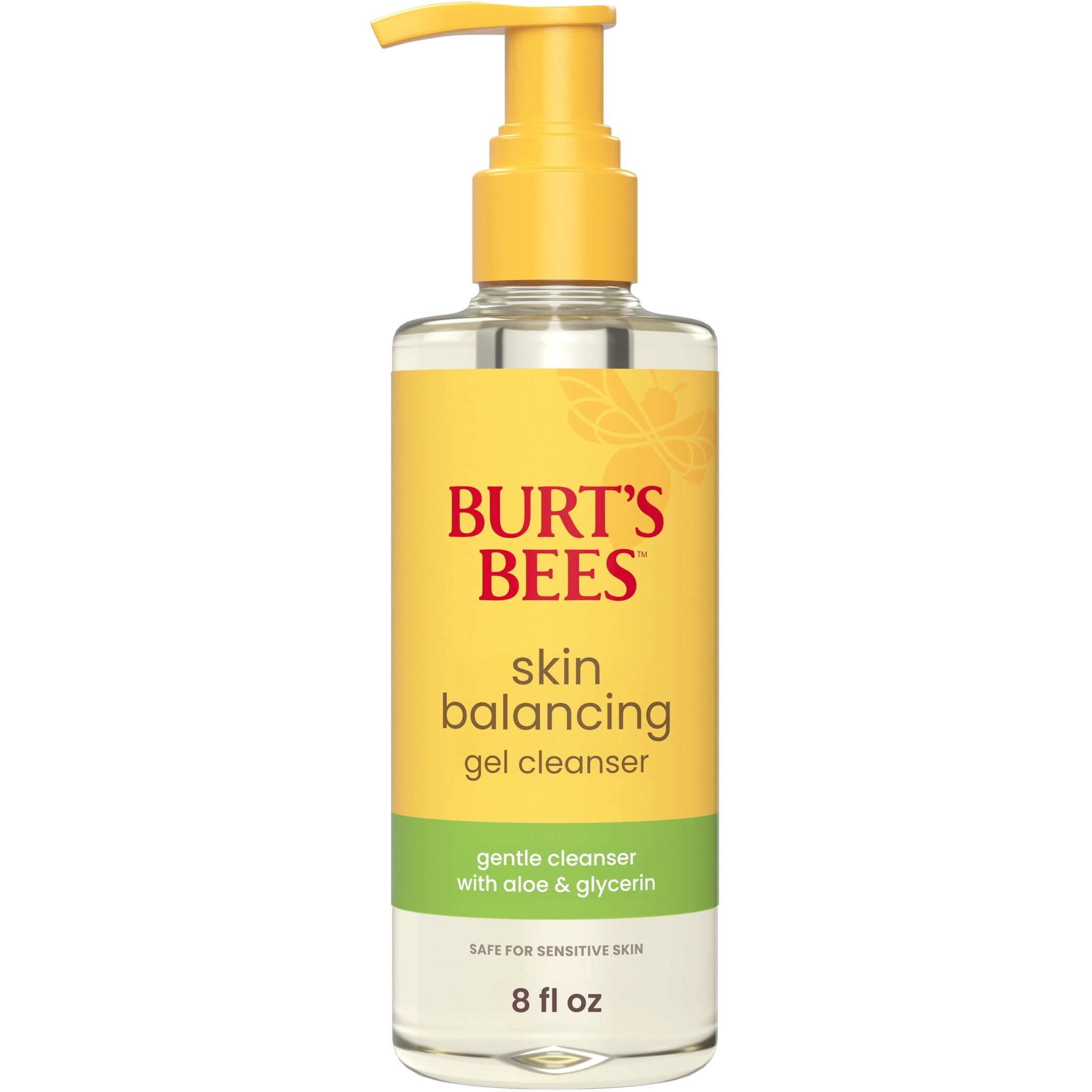 Burt's Bees Skin Balancing Gel Face Cleanser with Aloe & Glycerin, 8 fl oz
