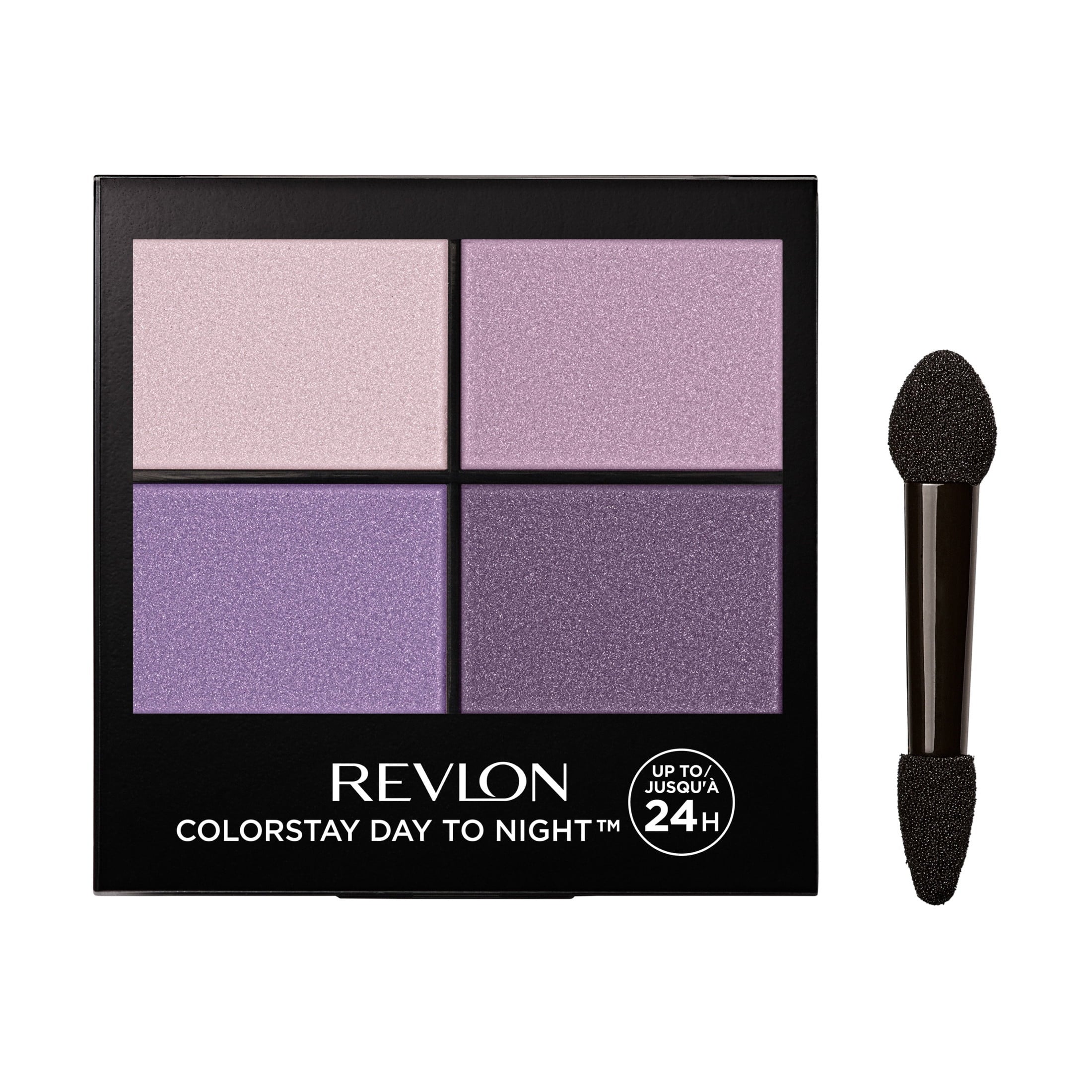 Revlon ColorStay Day to Night Long Lasting Matte and Shimmer Eyeshadow Quad, 530 Seductive, 0.16 oz