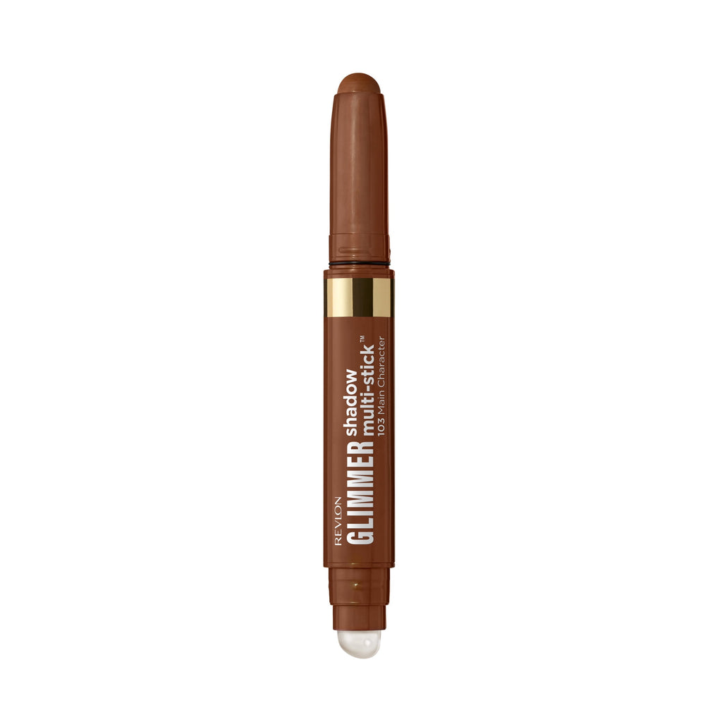 Revlon Glimmer Eyeshadow Multi-Stick Eye Makeup with Jelly Blender, 103 Main Character