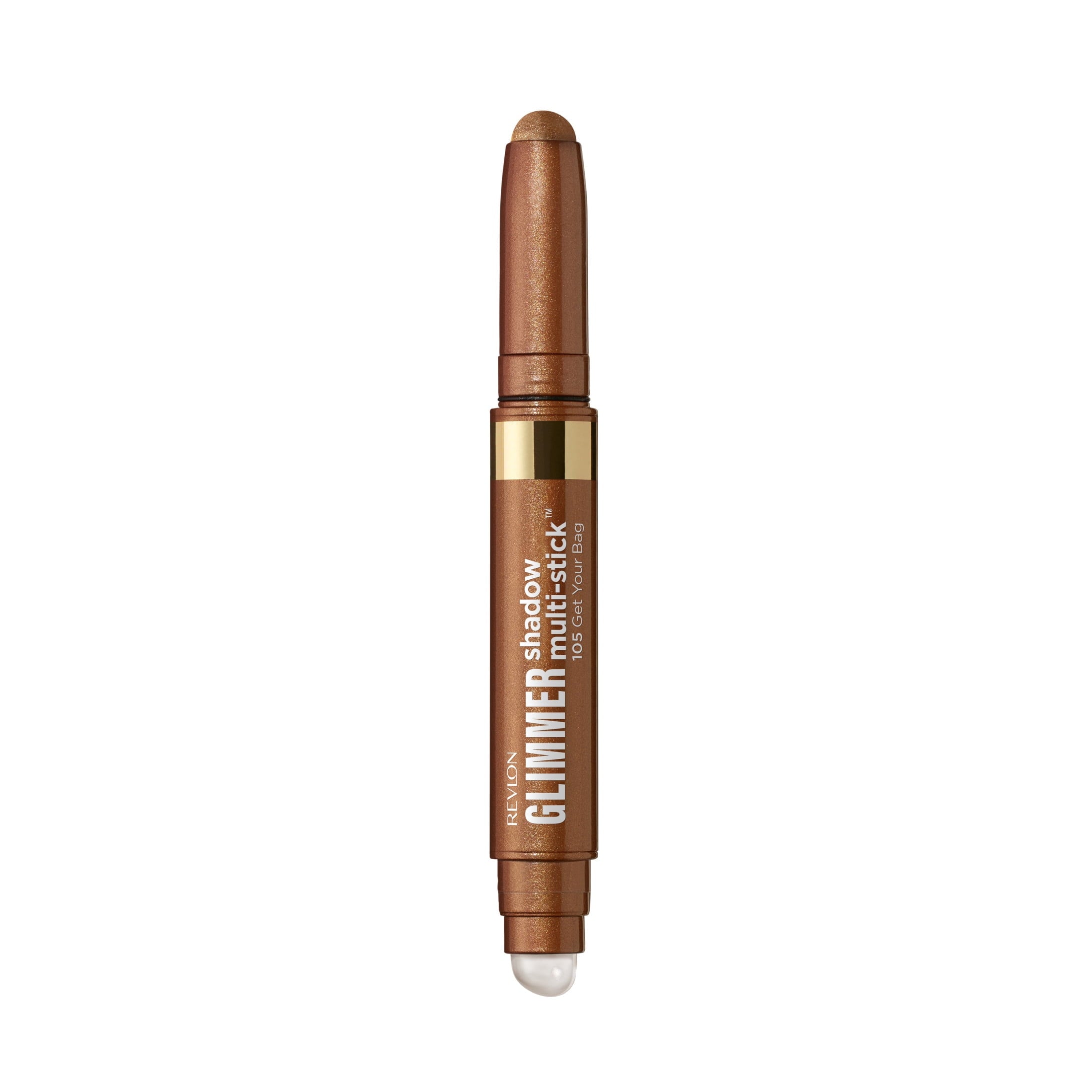 Revlon Glimmer Eyeshadow Multi-Stick Eye Makeup with Jelly Blender, 105 Get Your Bag