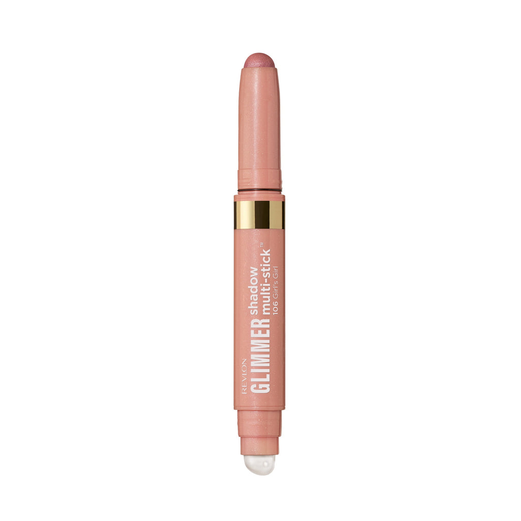 Revlon Glimmer Eyeshadow Multi-Stick Eye Makeup with Jelly Blender, 106 Girl's Girl