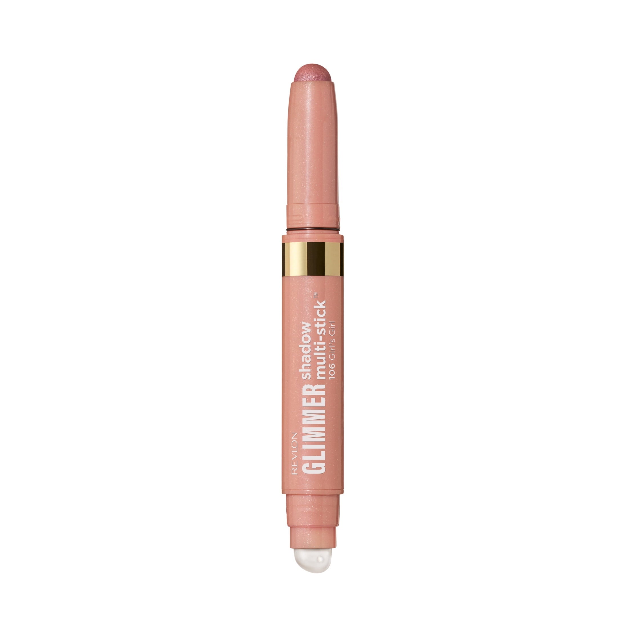 Revlon Glimmer Eyeshadow Multi-Stick Eye Makeup with Jelly Blender, 106 Girl's Girl