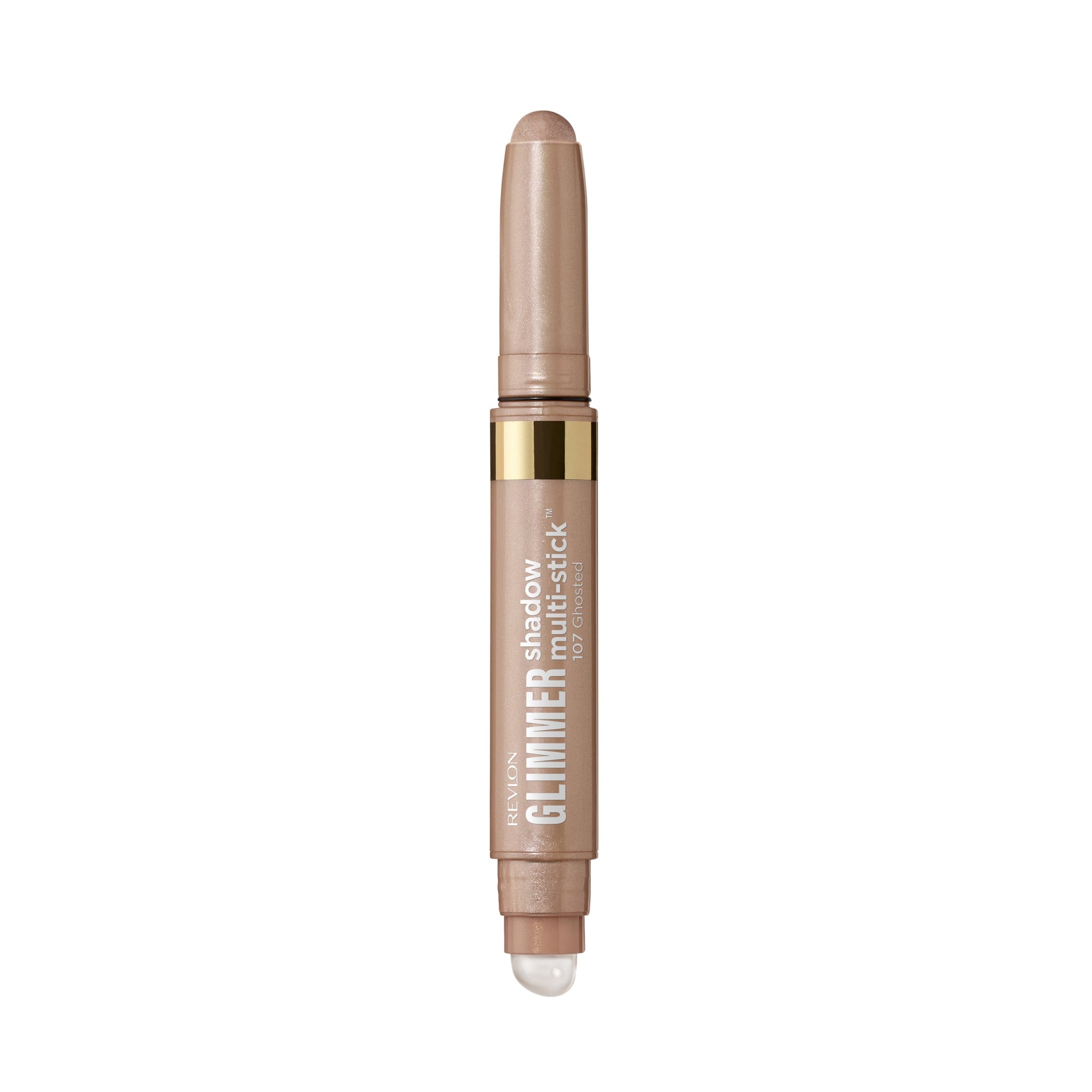 Revlon Glimmer Eyeshadow Multi-Stick Eye Makeup with Jelly Blender, 107 Ghosted