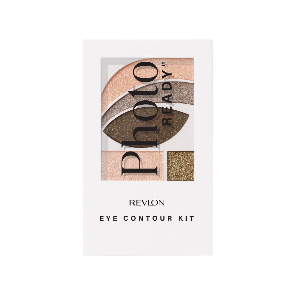 Revlon PhotoReady Eye Contour Kit Makeup Palette, Gray Shimmer Eyeshadow, 501 Metropolitan, 0.1 oz