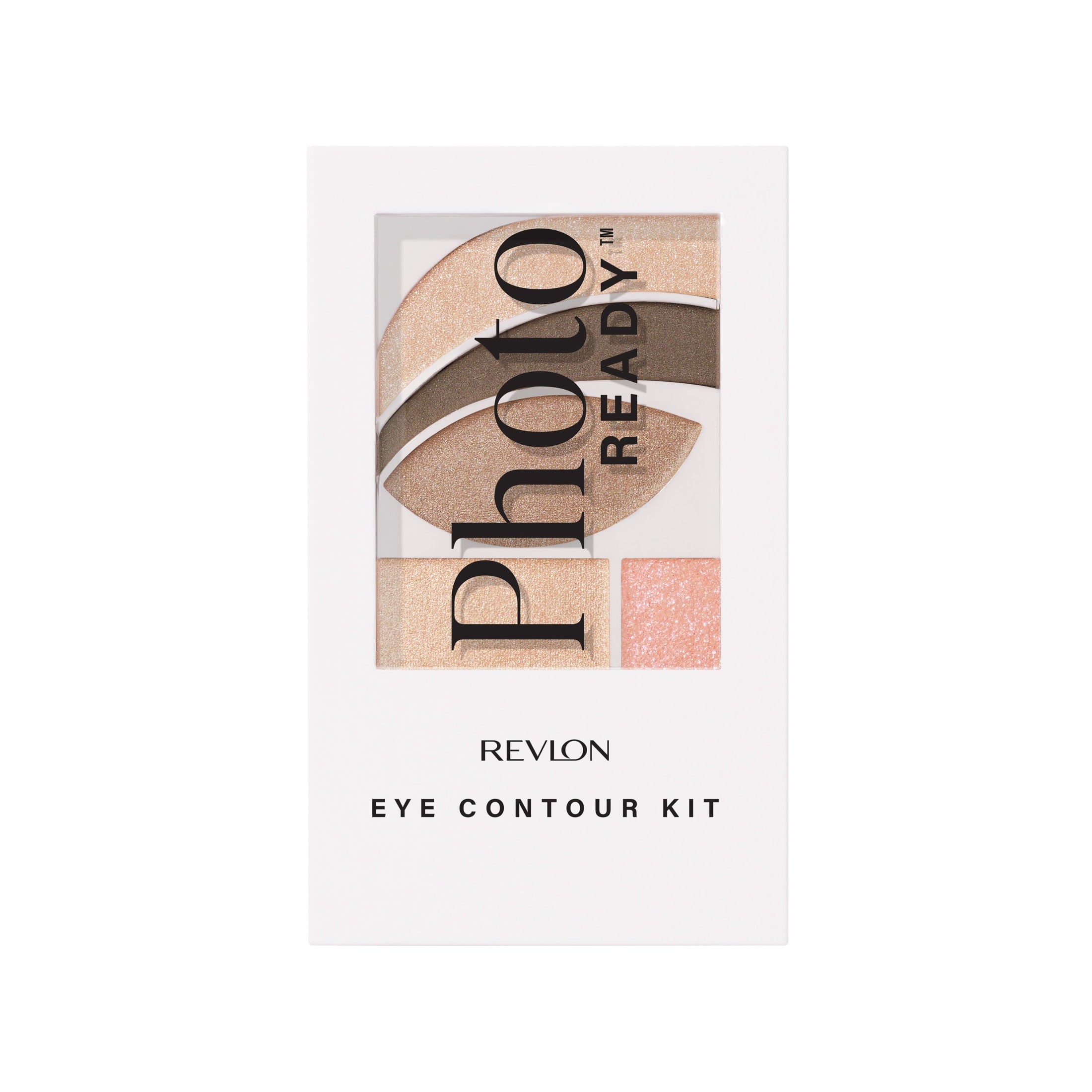 Revlon PhotoReady Eye Contour Kit Makeup Palette, Neutral Shimmer Eyeshadow, 505 Impressionist, 0.1 oz