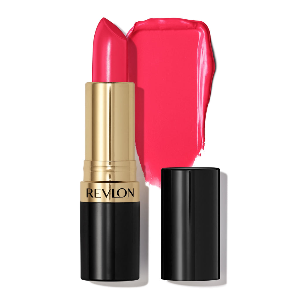 Revlon Super Lustrous Creme Lipstick, Creamy Formula, 806 Electric Melon, 0.15 oz