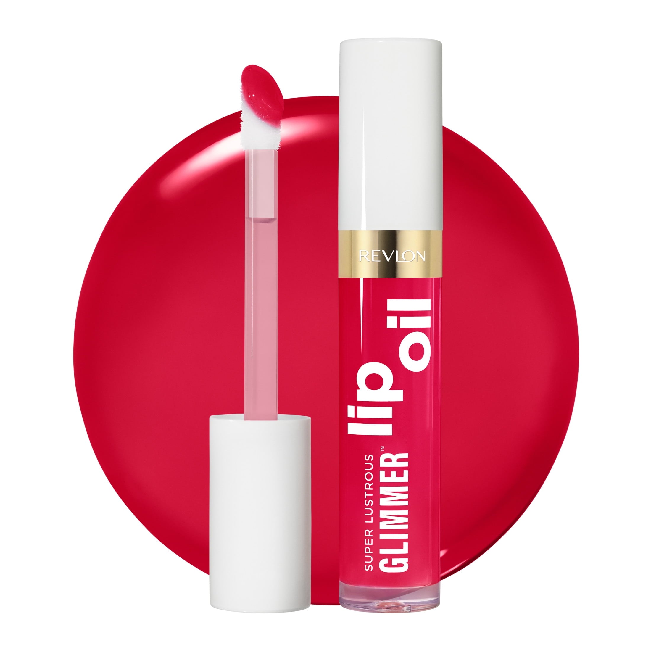 Revlon Super Lustrous Glimmer Nourishing Lip Oil, 009 Boiling Point, 0.13 fl oz
