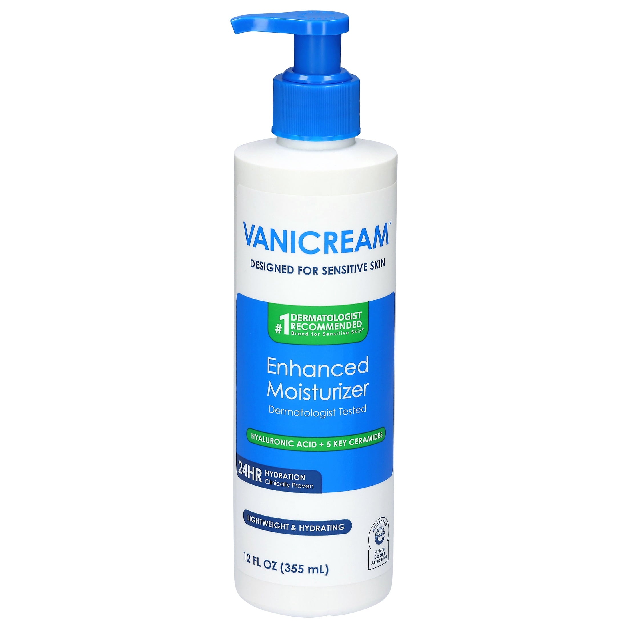 Vanicream Enhanced Moisturizer with Ceramides and Hyaluronic Acid Designed for Sensitive Skin