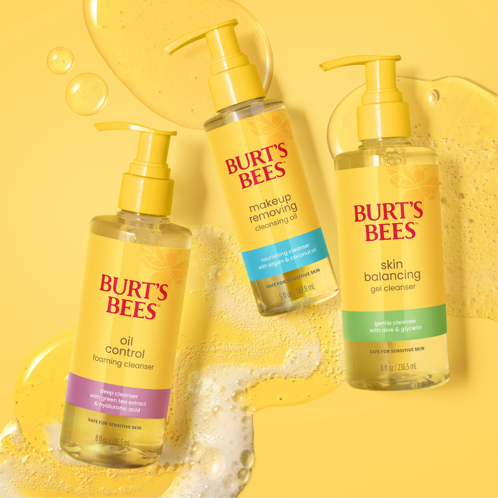 Burt's Bees Skin Balancing Gel Face Cleanser with Aloe & Glycerin, 8 fl oz
