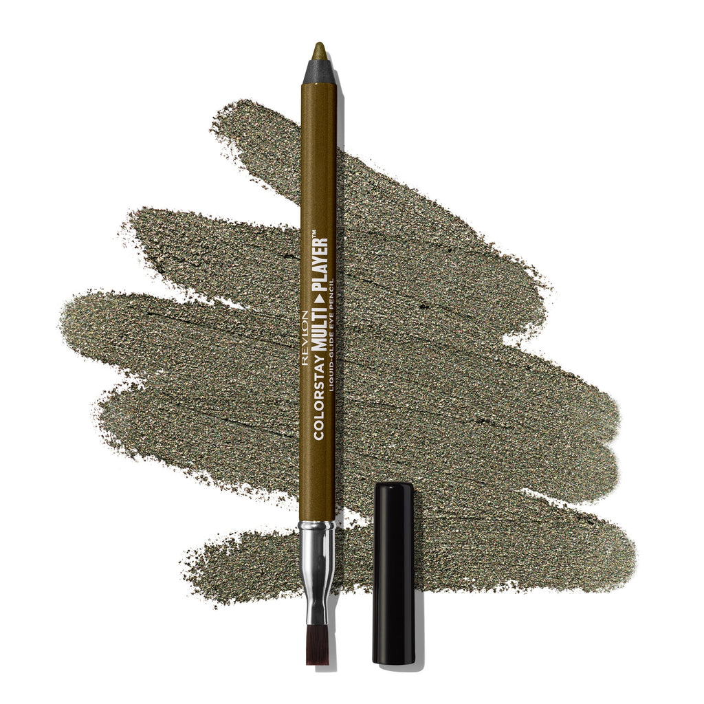 Revlon ColorStay Multiplayer Liquid-Glide Eye Pencil, Waterproof Eye Liner, 405 Fortress, 0.03 oz