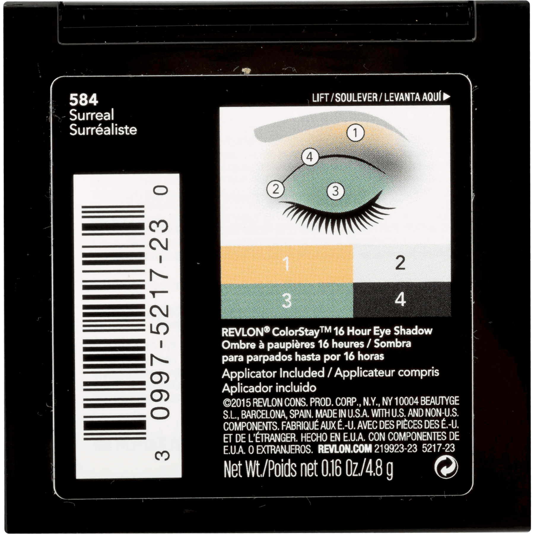 Revlon Color Stay 16 Hour Eye Shadow, Surreal