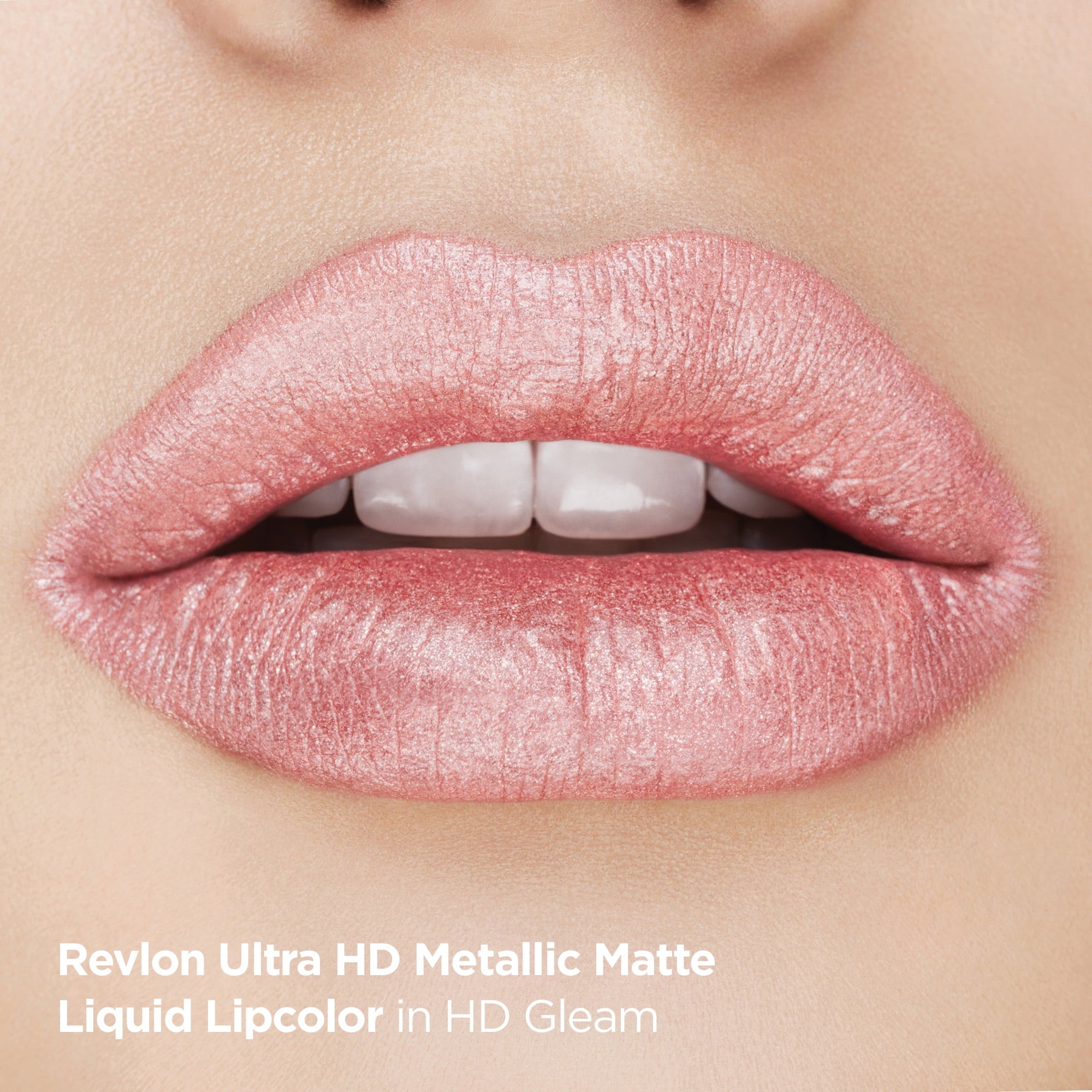 Revlon Ultra HD Metallic Matte Liquid Lipcolor, Liquid Lipstick, 100% Wax-Free, Glam