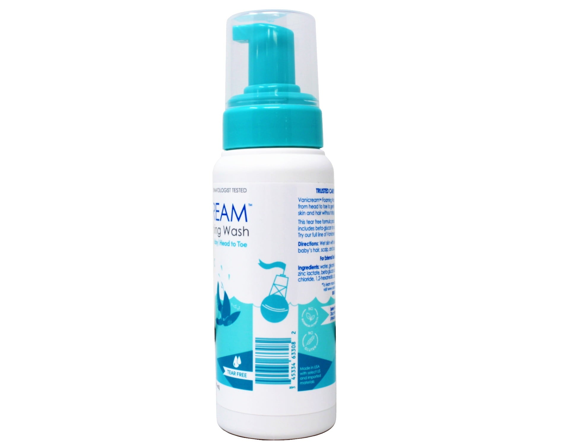 3 Pack - Vanicream Foaming Wash for Baby - 8oz - Formulated Without Common Irritants for Those with Sensitive Skin