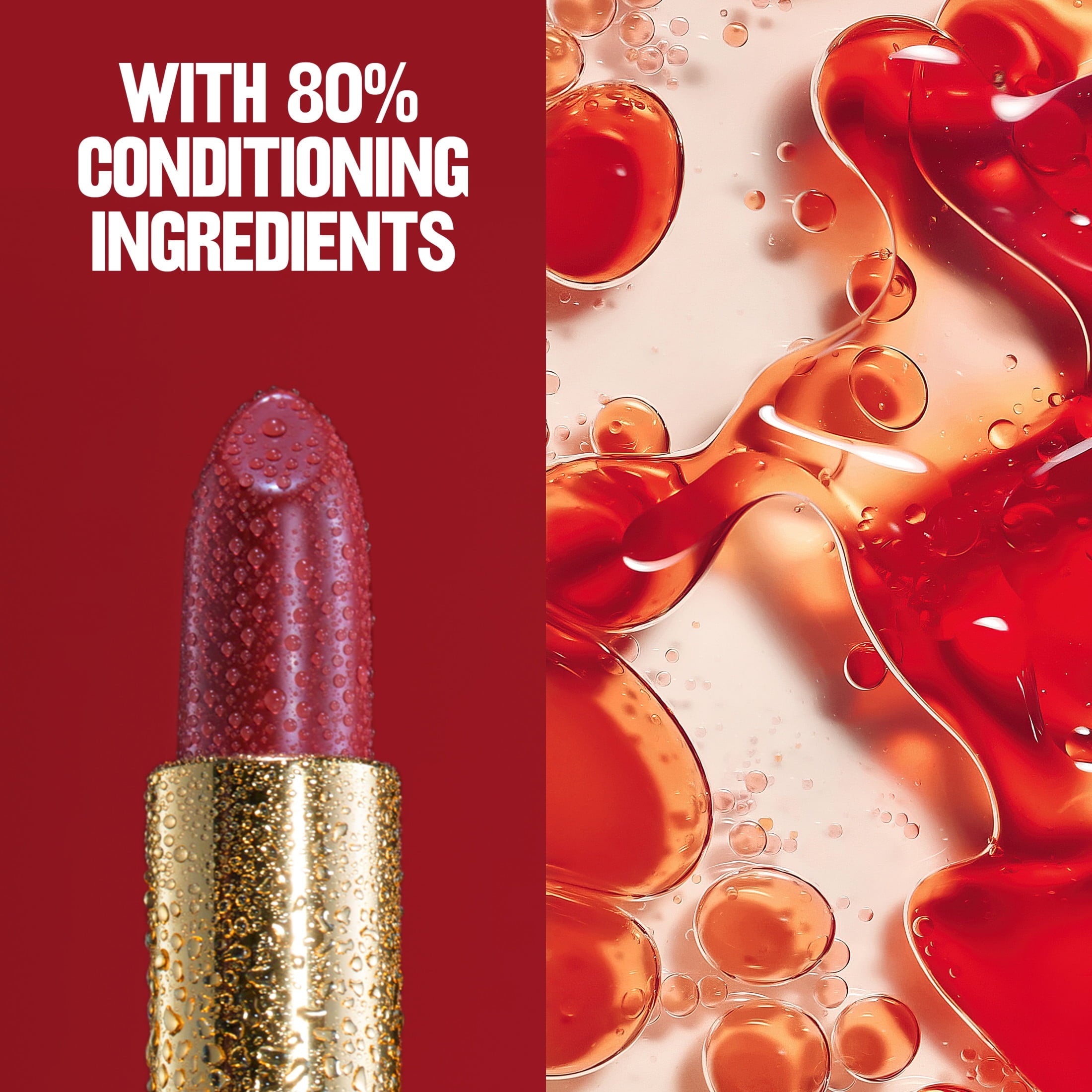(2 pack) Revlon Super Lustrous Creme Lipstick, Creamy Formula, 807 Fire Peach, 0.15 oz