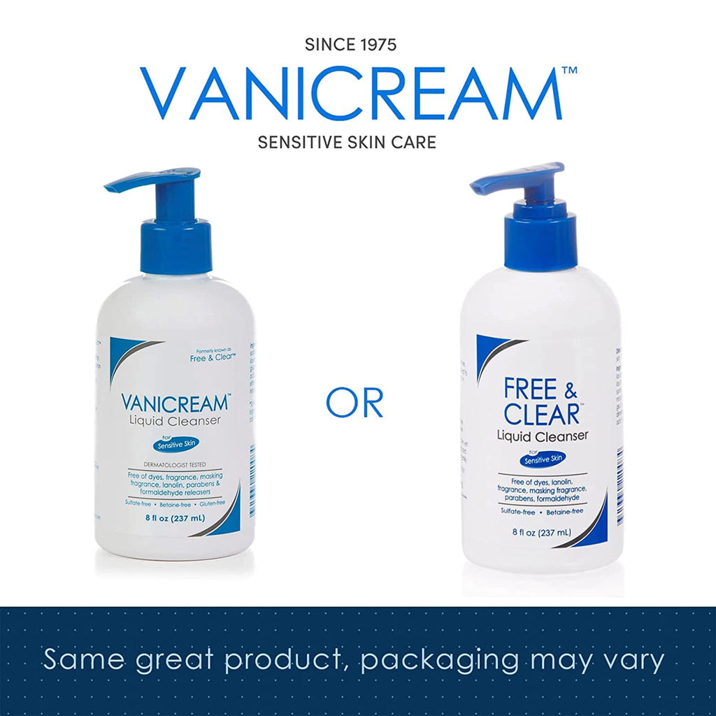 Vanicream Free and Clear Liquid Cleanser 8 Oz