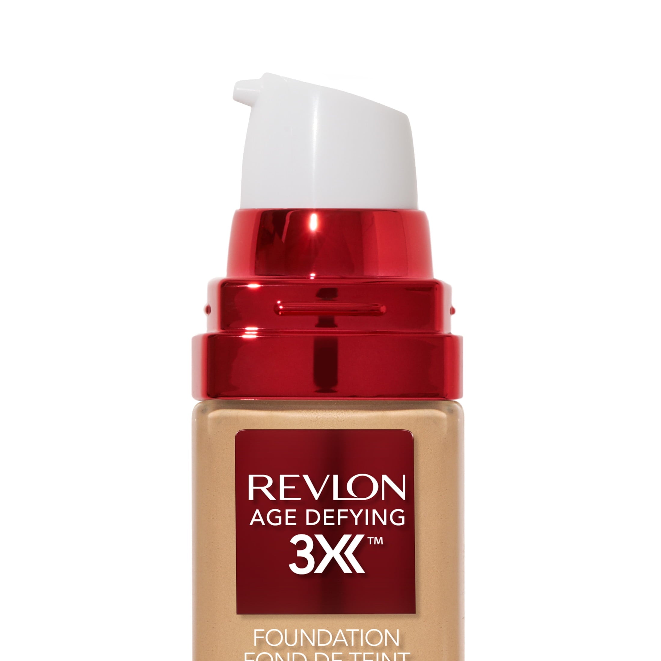 Revlon Age Defying 3X Cream Foundation Makeup, SPF 20, Bare Buff, 1 fl oz