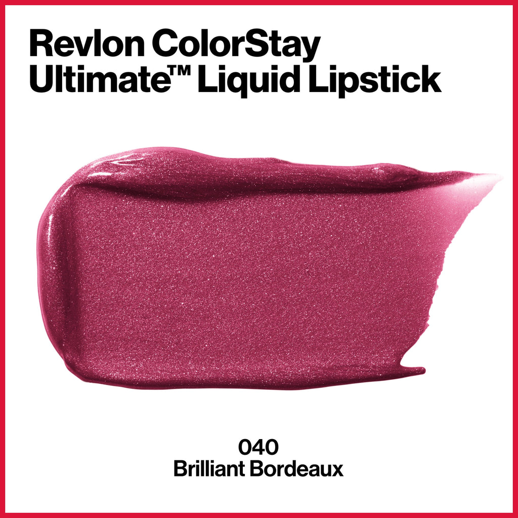 (2 pack) Revlon ColorStay Ultimate Lightweight Satin Liquid Lipstick, 0.1 fl oz