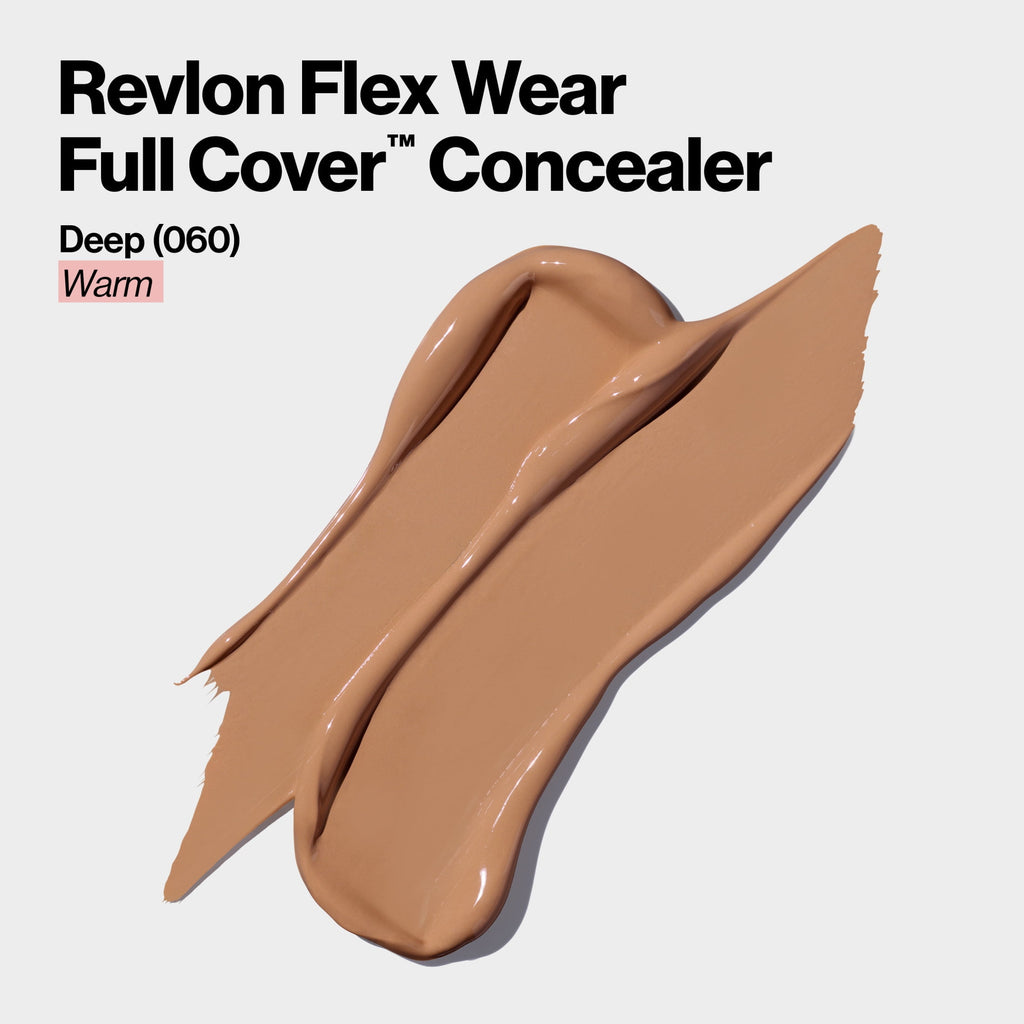 Revlon ColorStay Flex Wear Concealer, Full Coverage, 24HR Wear, 060 Deep, 0.34 fl oz