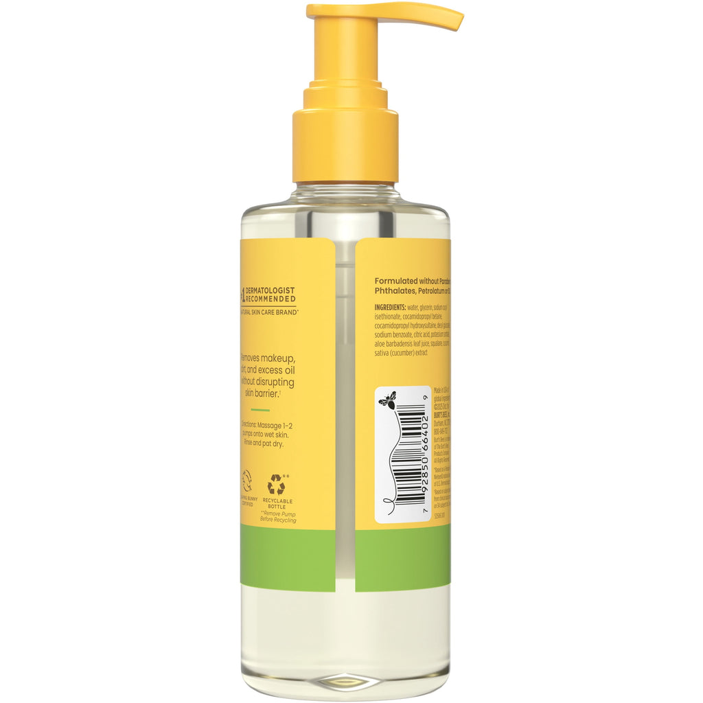 Burt's Bees Skin Balancing Gel Face Cleanser with Aloe & Glycerin, 8 fl oz