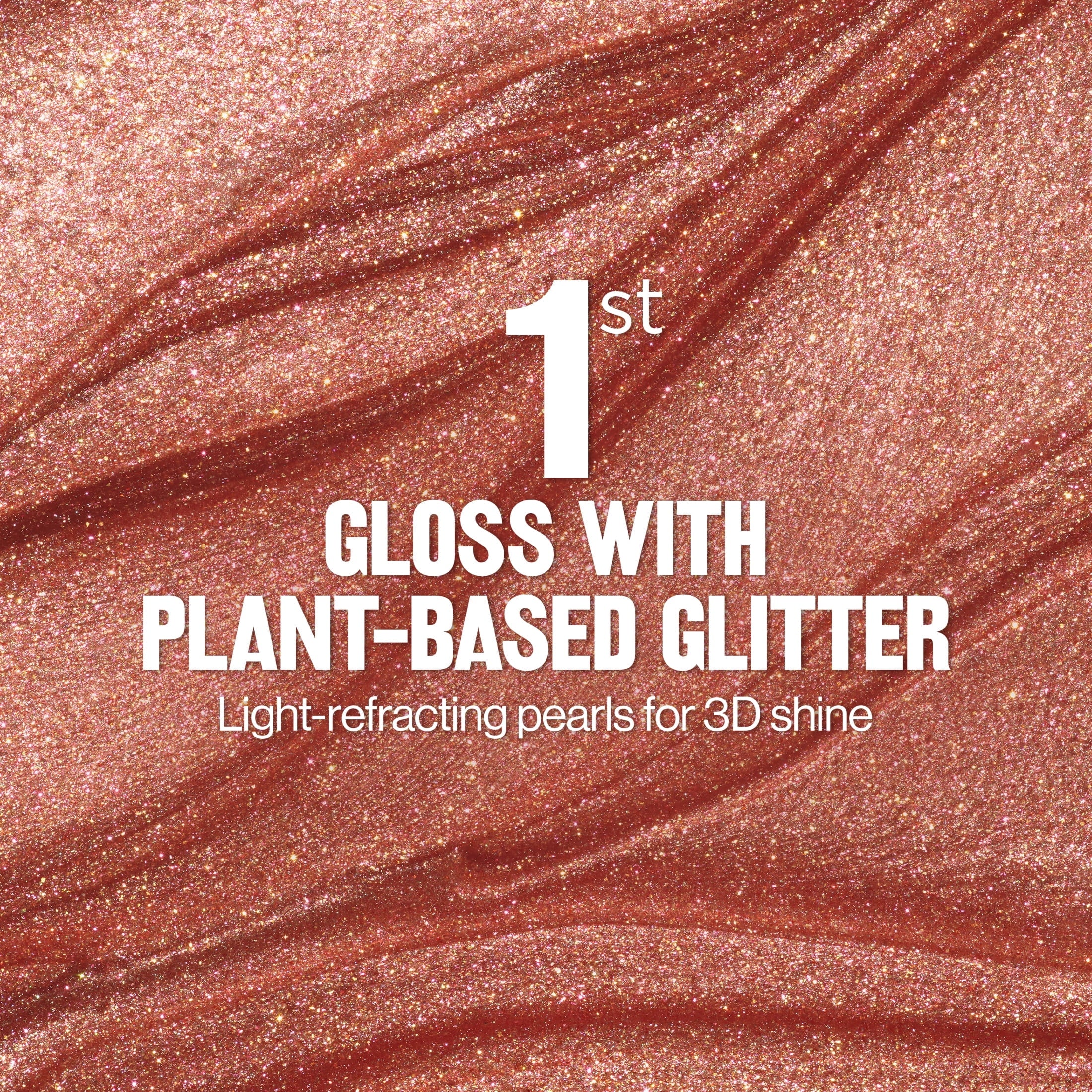 Revlon Super Lustrous Glimmer High-Shine Lip Gloss, 001 Diamond Drama, 0.13 fl oz