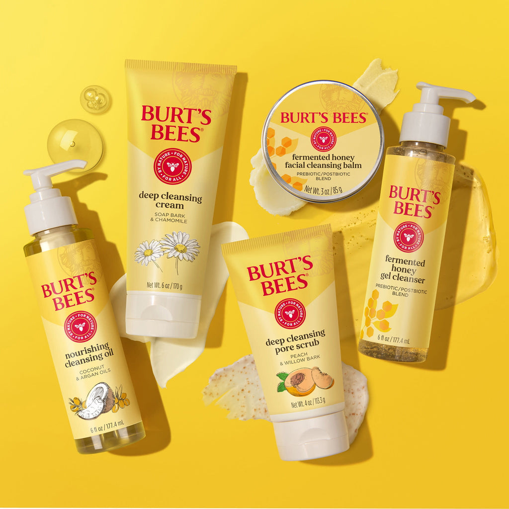 Burt's Bees Nourishing Cleansing Oil Face Wash with Coconut and Argan Oils, 6 fl oz