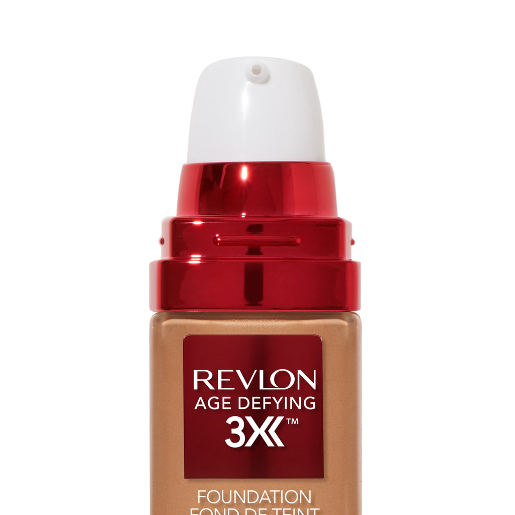 Revlon Age Defying 3X Cream Foundation Makeup, SPF 20, Early Tan, 1 fl oz